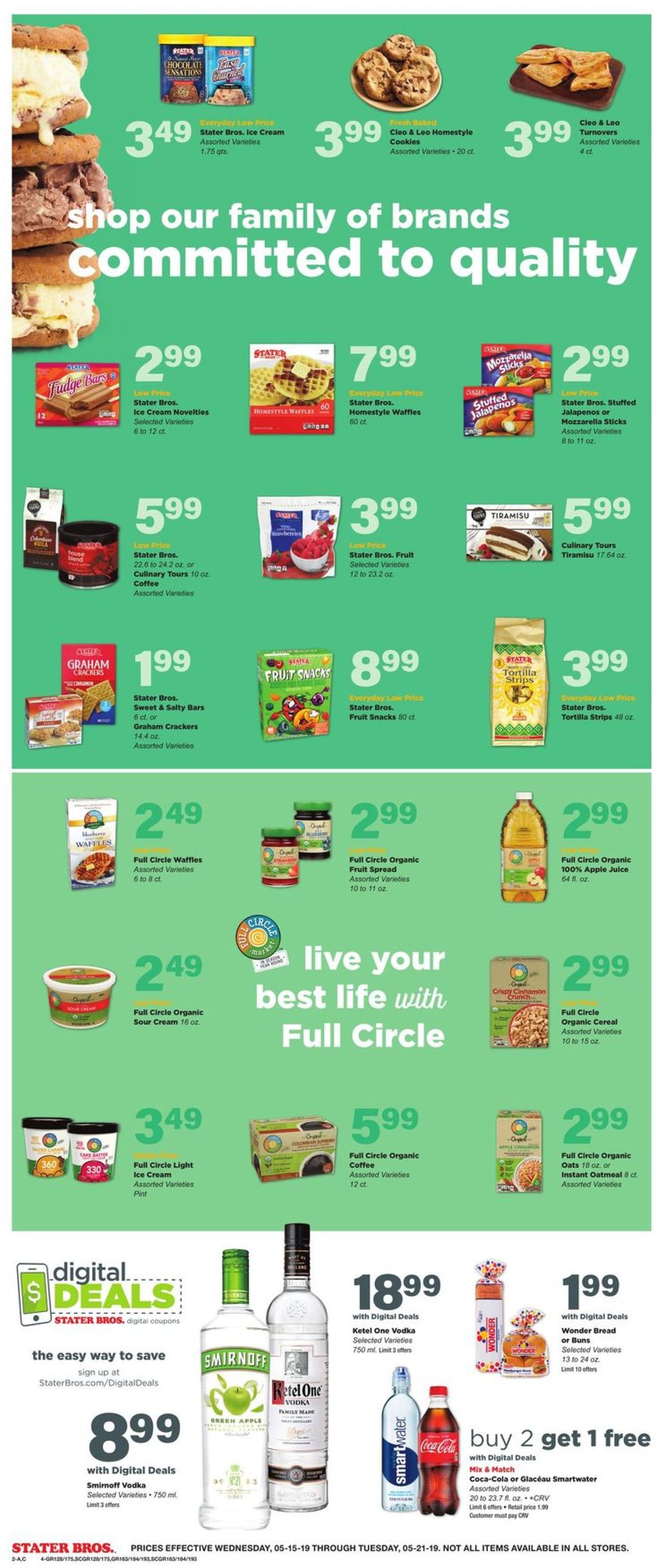 Catalogue Stater Bros. from 05/15/2019