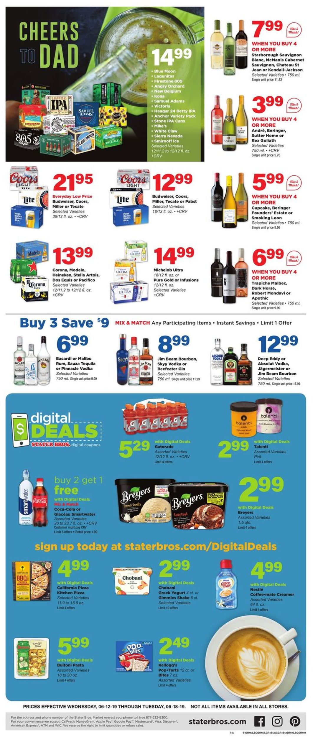 Catalogue Stater Bros. from 06/12/2019