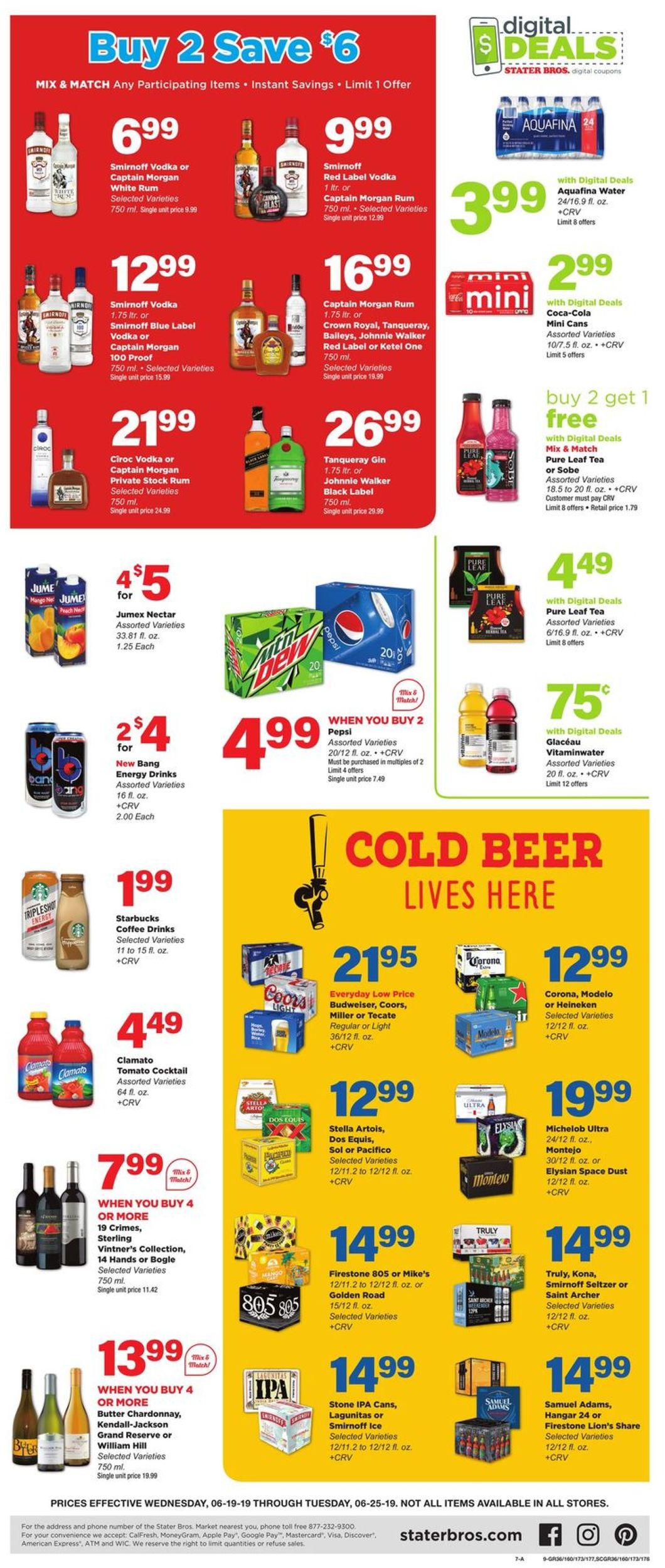 Catalogue Stater Bros. from 06/19/2019