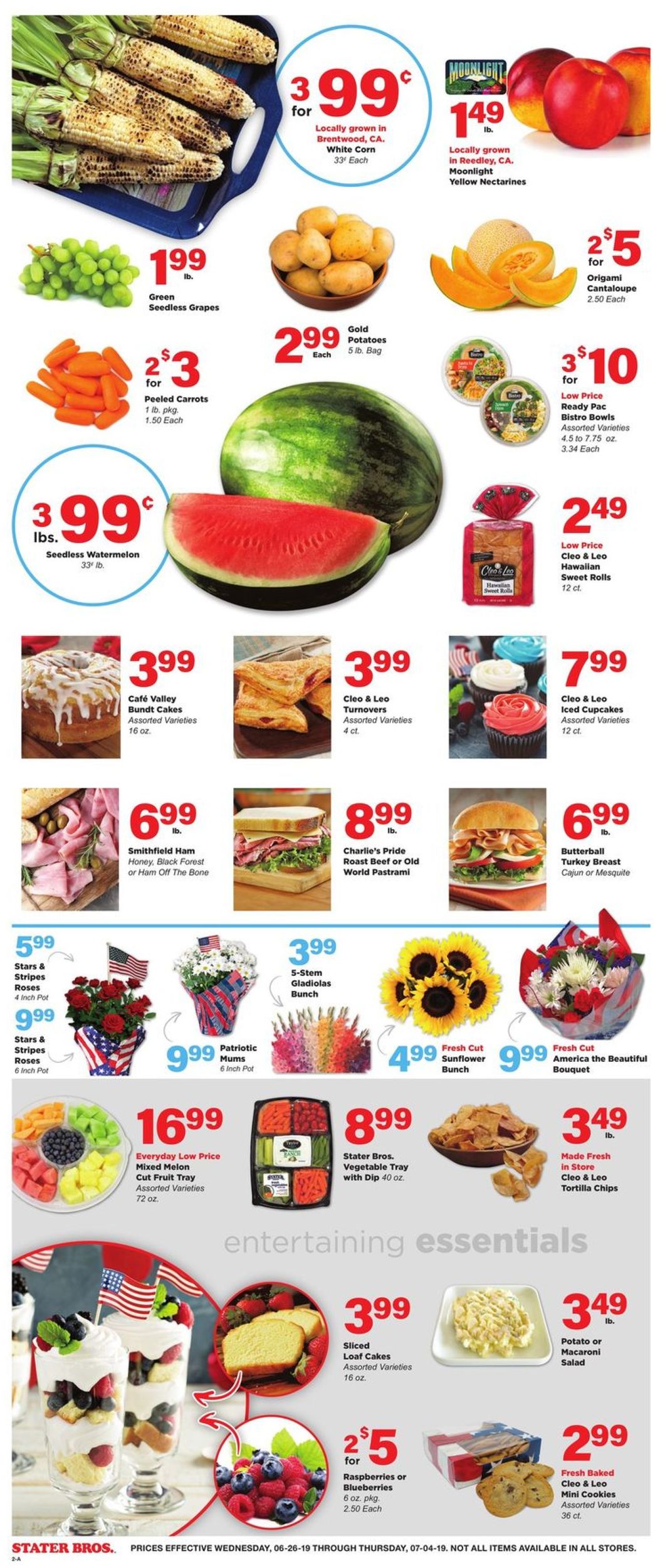 Catalogue Stater Bros. from 06/26/2019