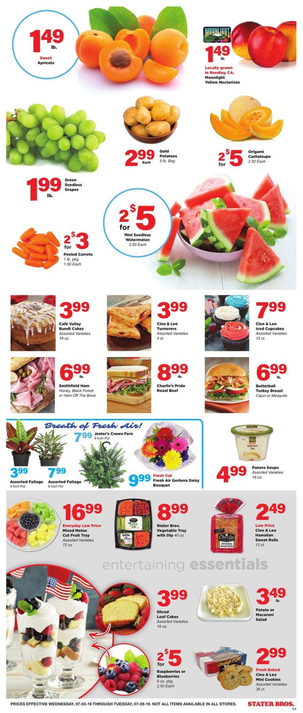 Catalogue Stater Bros. from 07/03/2019