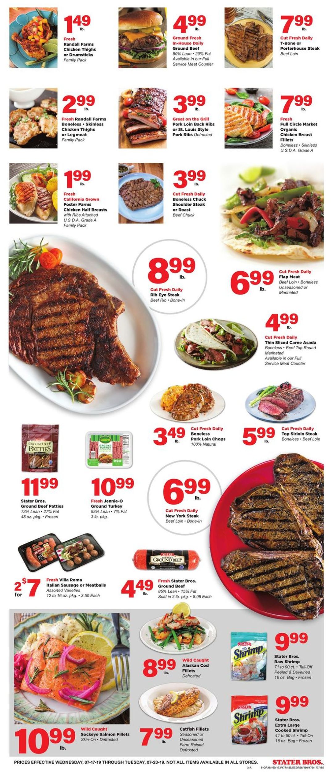 Catalogue Stater Bros. from 07/17/2019