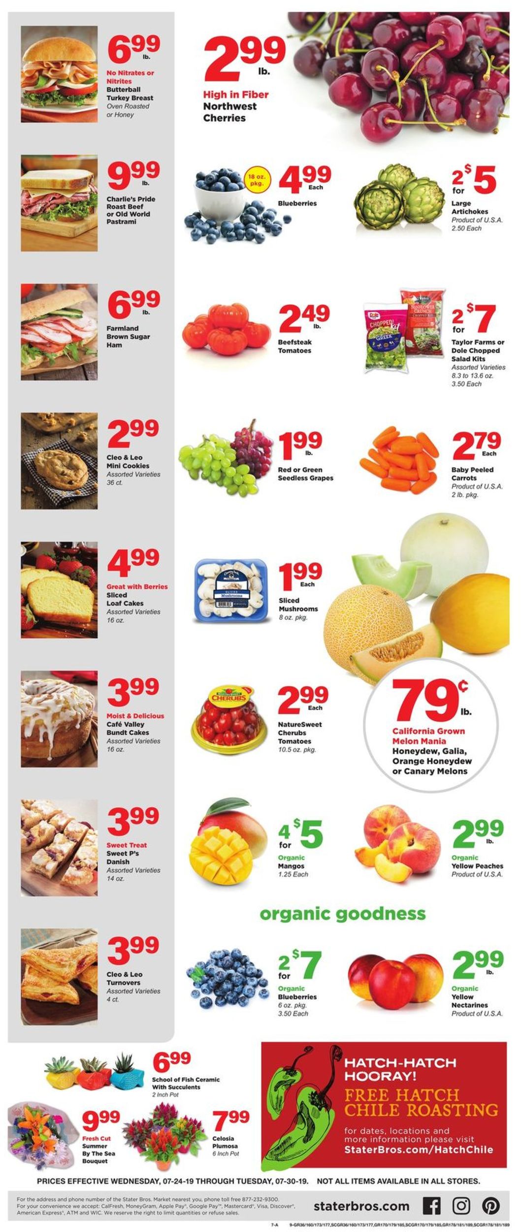 Catalogue Stater Bros. from 07/24/2019
