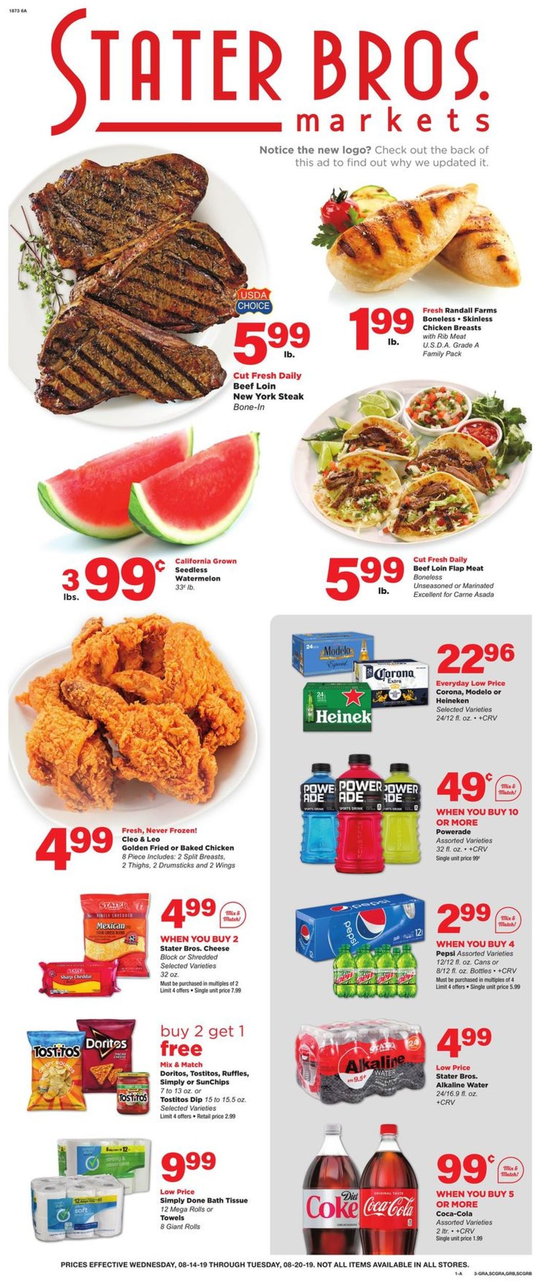 Catalogue Stater Bros. from 08/14/2019