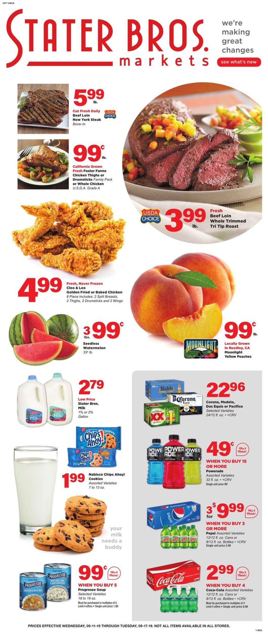 Catalogue Stater Bros. from 09/11/2019
