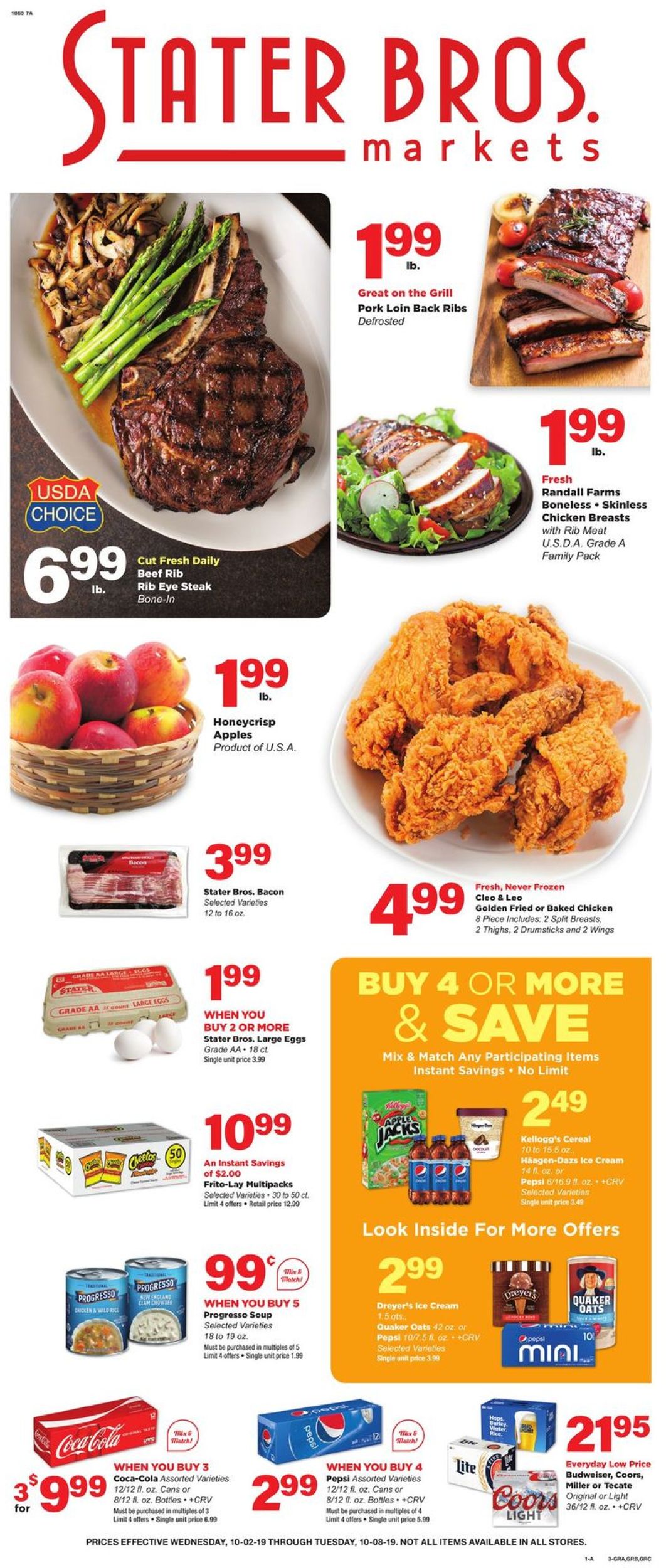 Catalogue Stater Bros. from 10/02/2019