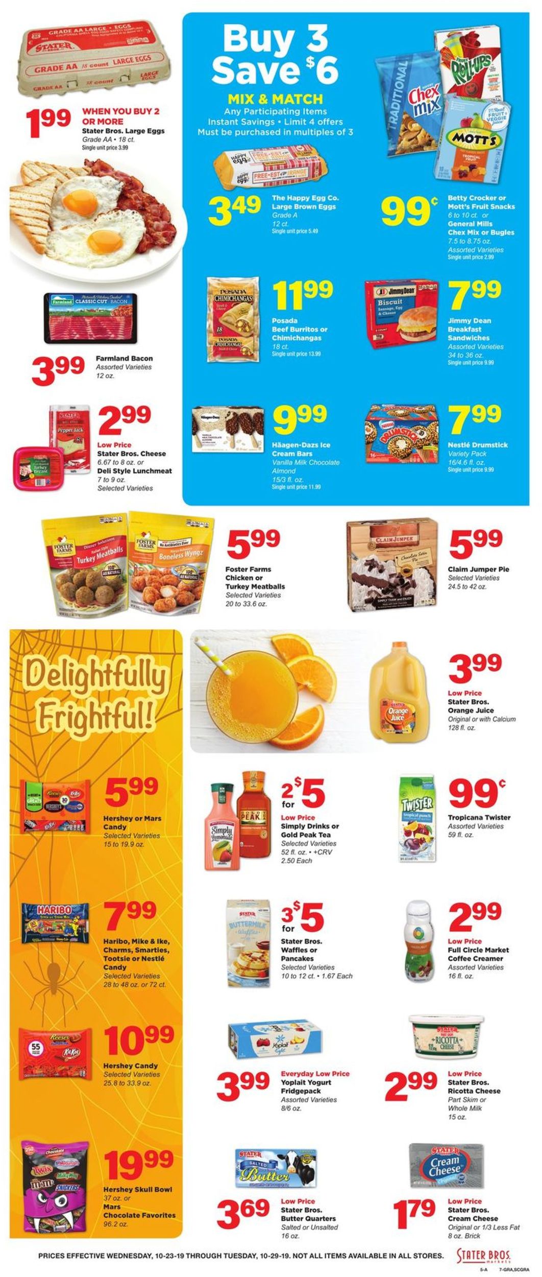 Catalogue Stater Bros. from 10/23/2019