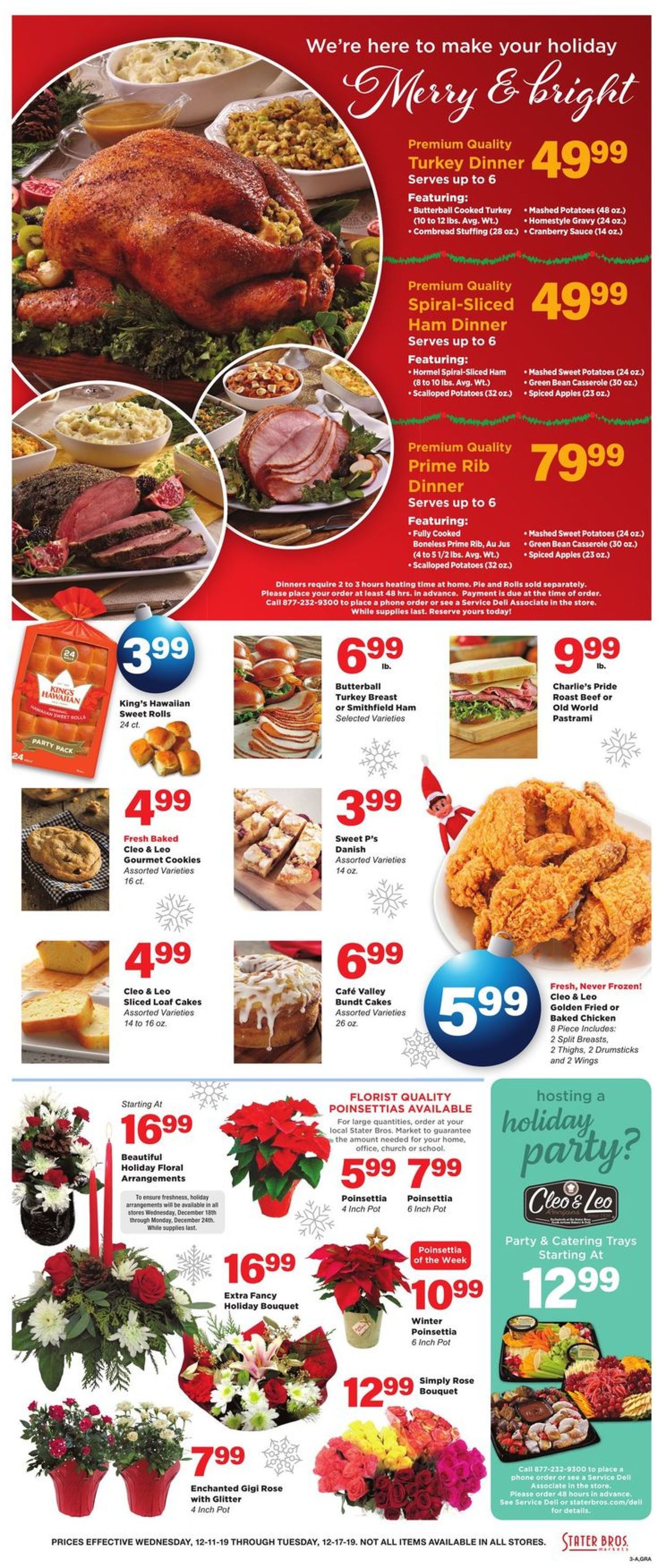 Catalogue Stater Bros. - Christmas Ad 2019 from 12/11/2019