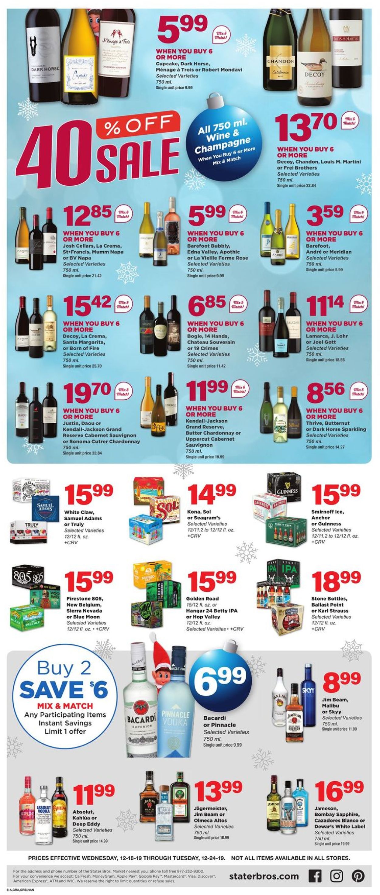 Catalogue Stater Bros. - Christmas Ad 2019 from 12/18/2019
