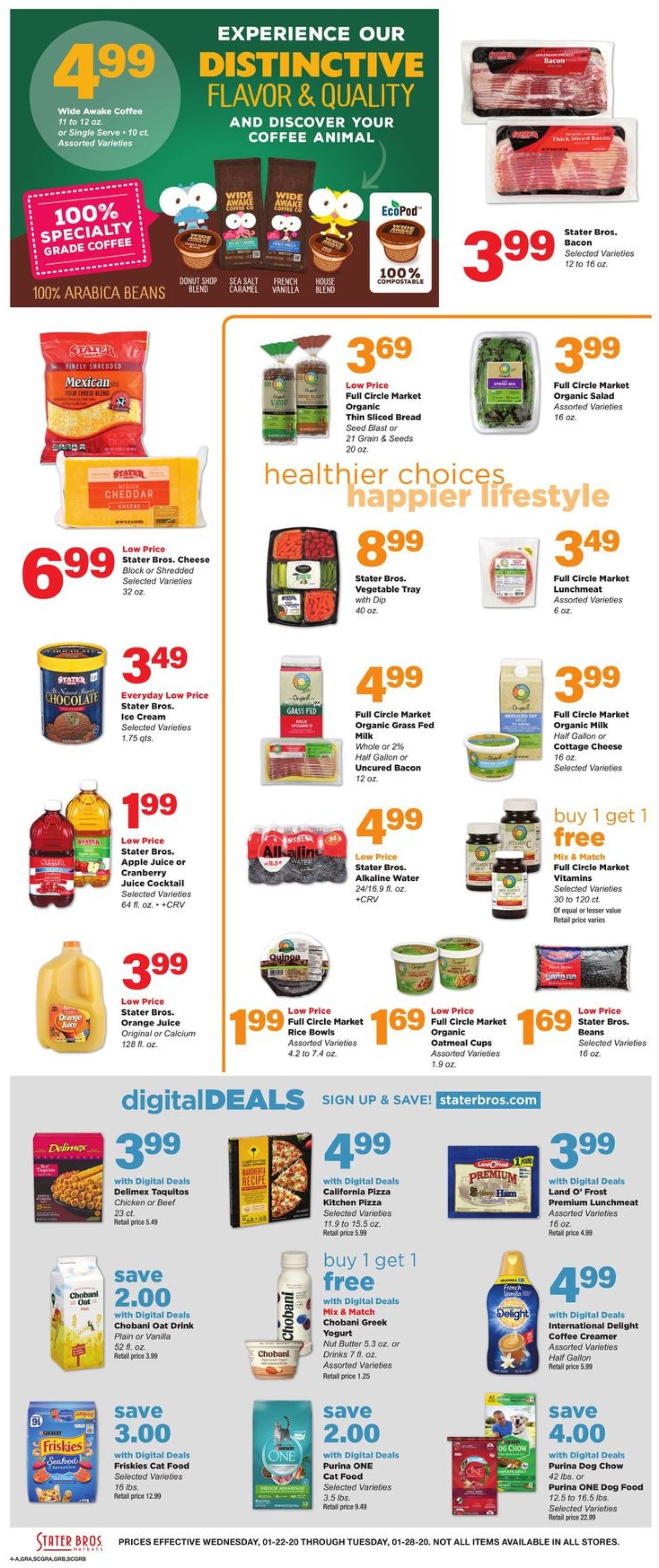Catalogue Stater Bros. from 01/22/2020