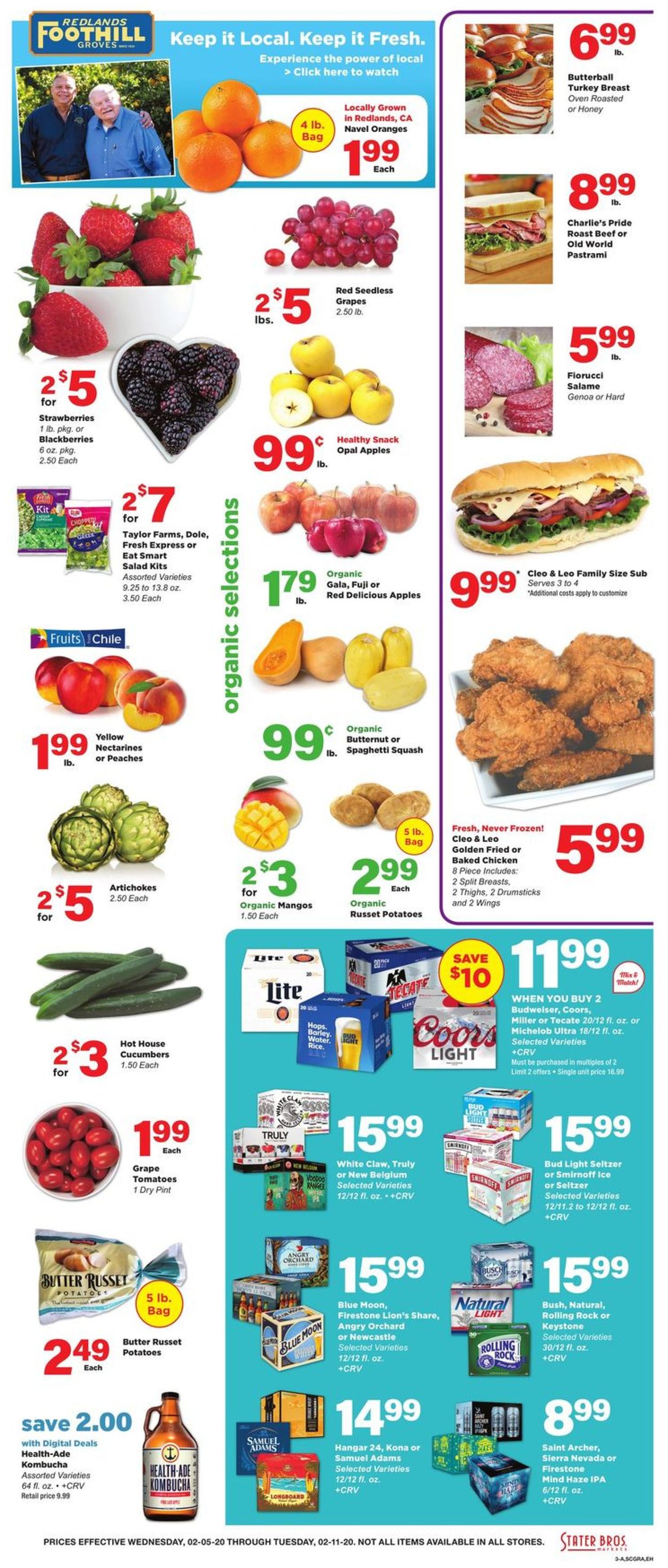 Catalogue Stater Bros. from 02/05/2020