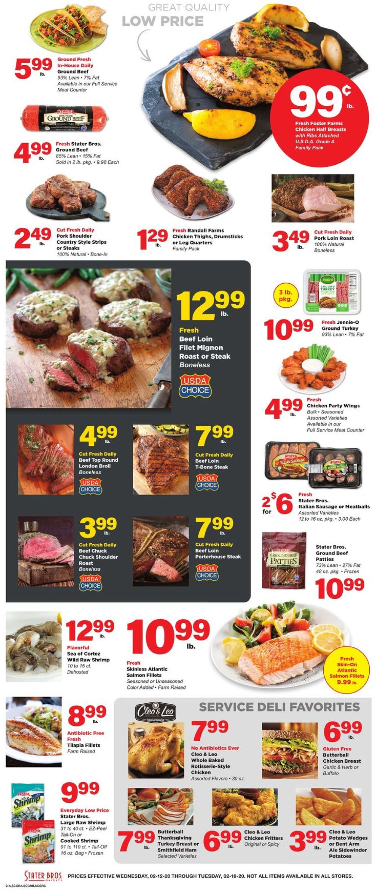 Catalogue Stater Bros. from 02/12/2020