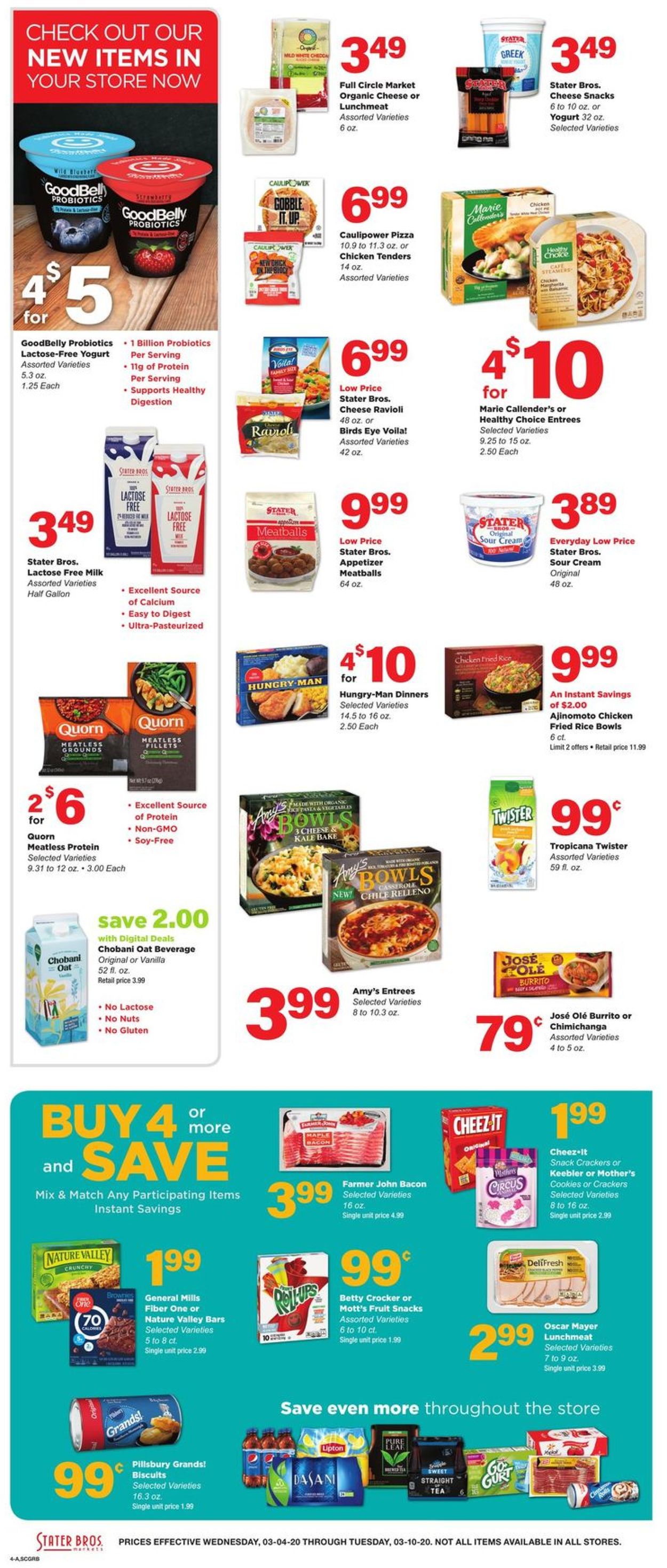 Catalogue Stater Bros. from 03/04/2020
