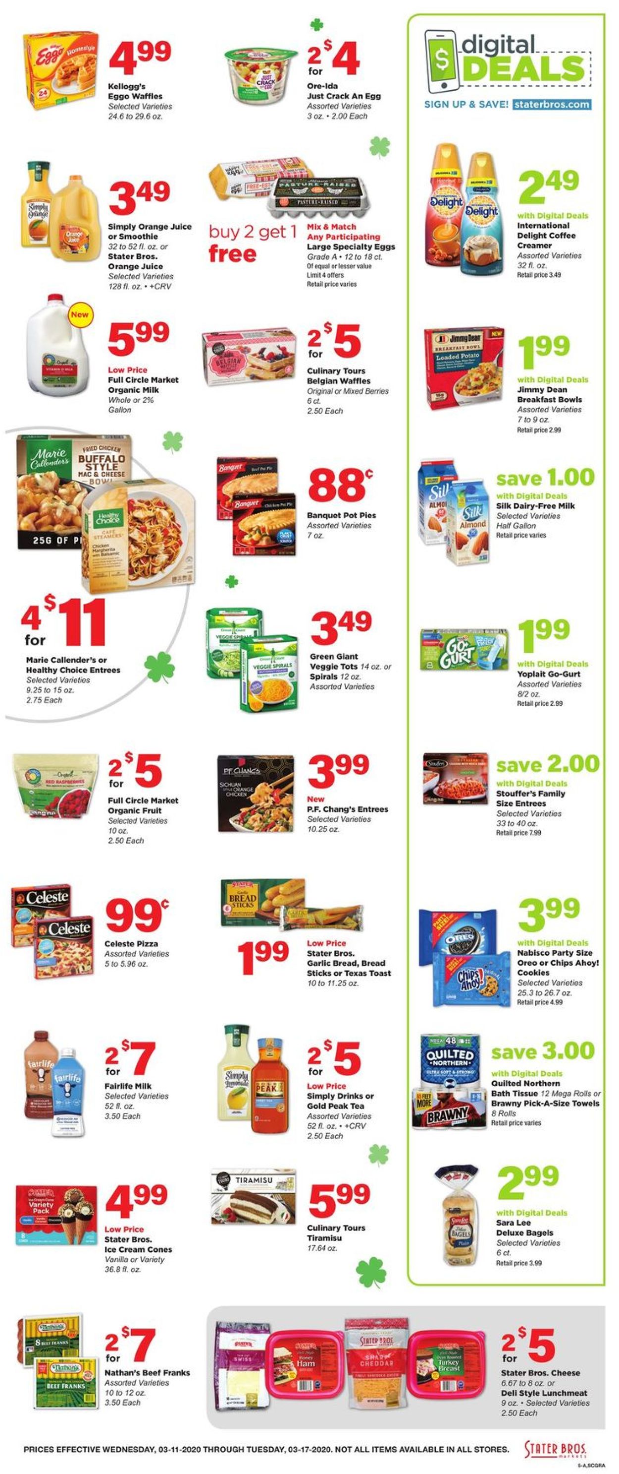 Catalogue Stater Bros. from 03/11/2020