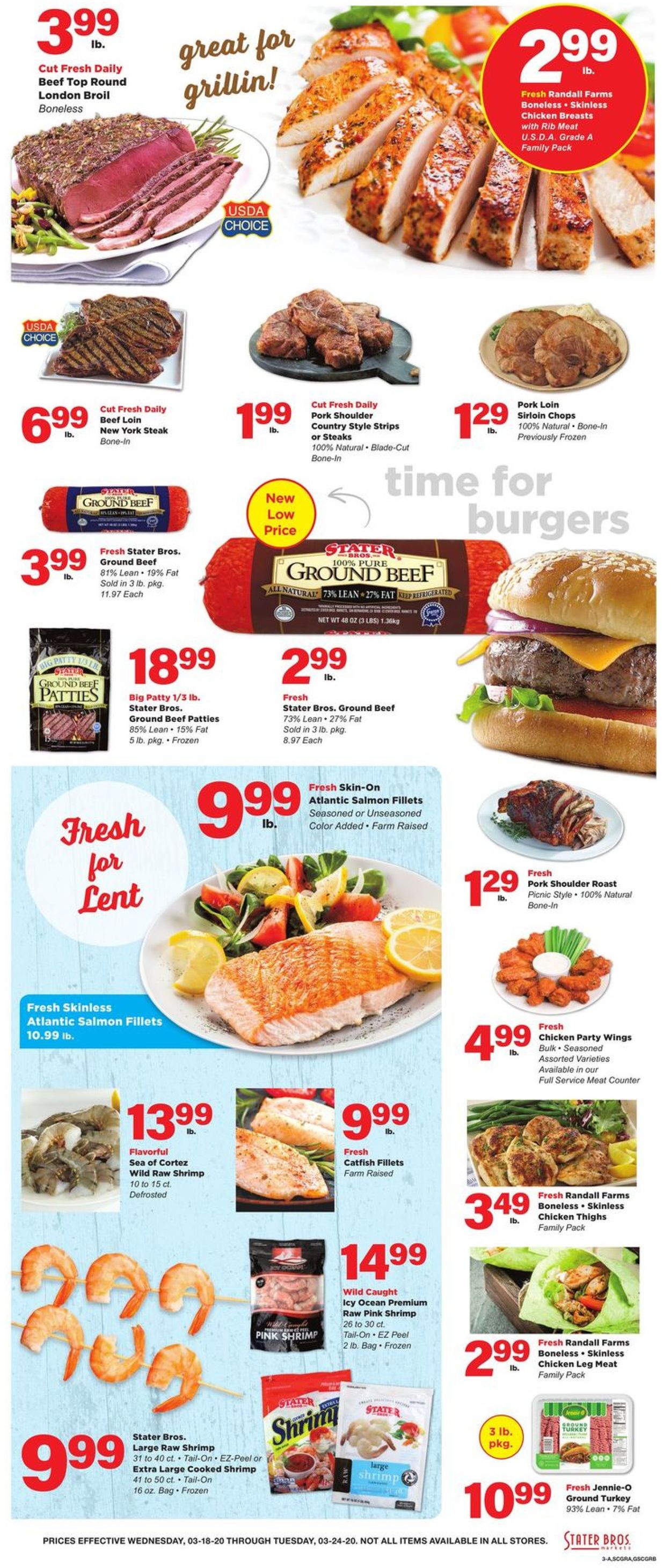 Catalogue Stater Bros. from 03/18/2020