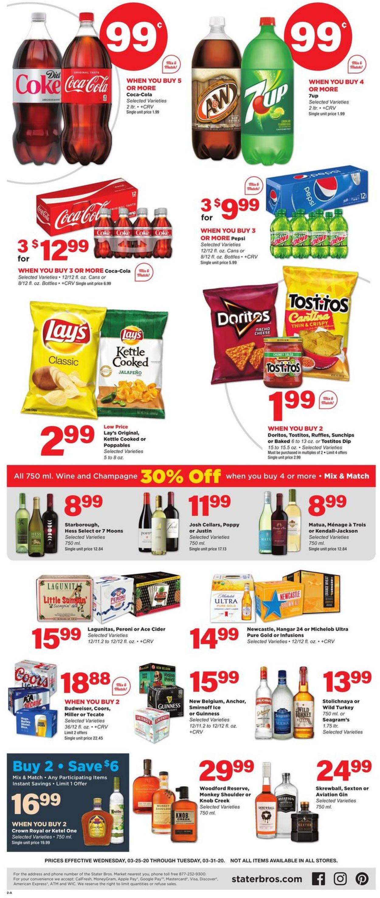 Catalogue Stater Bros. from 03/25/2020