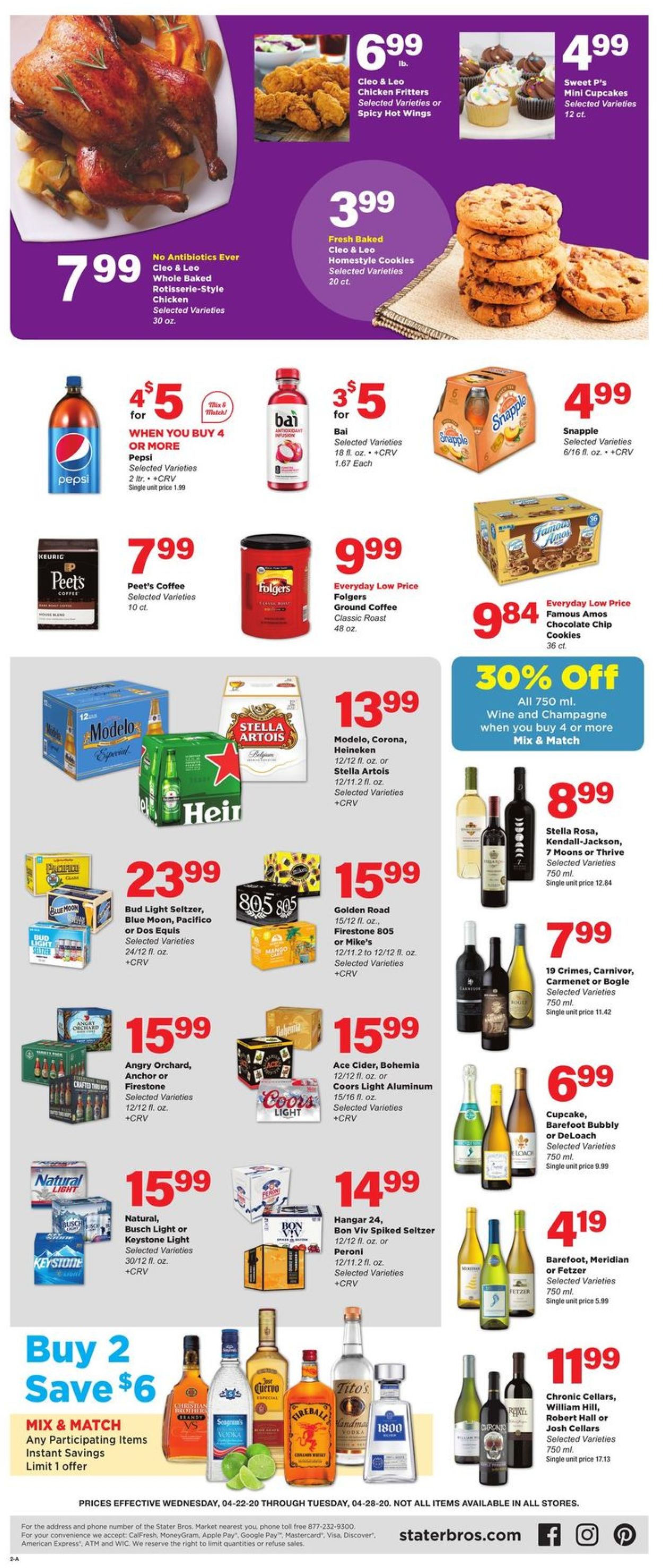 Catalogue Stater Bros. from 04/22/2020