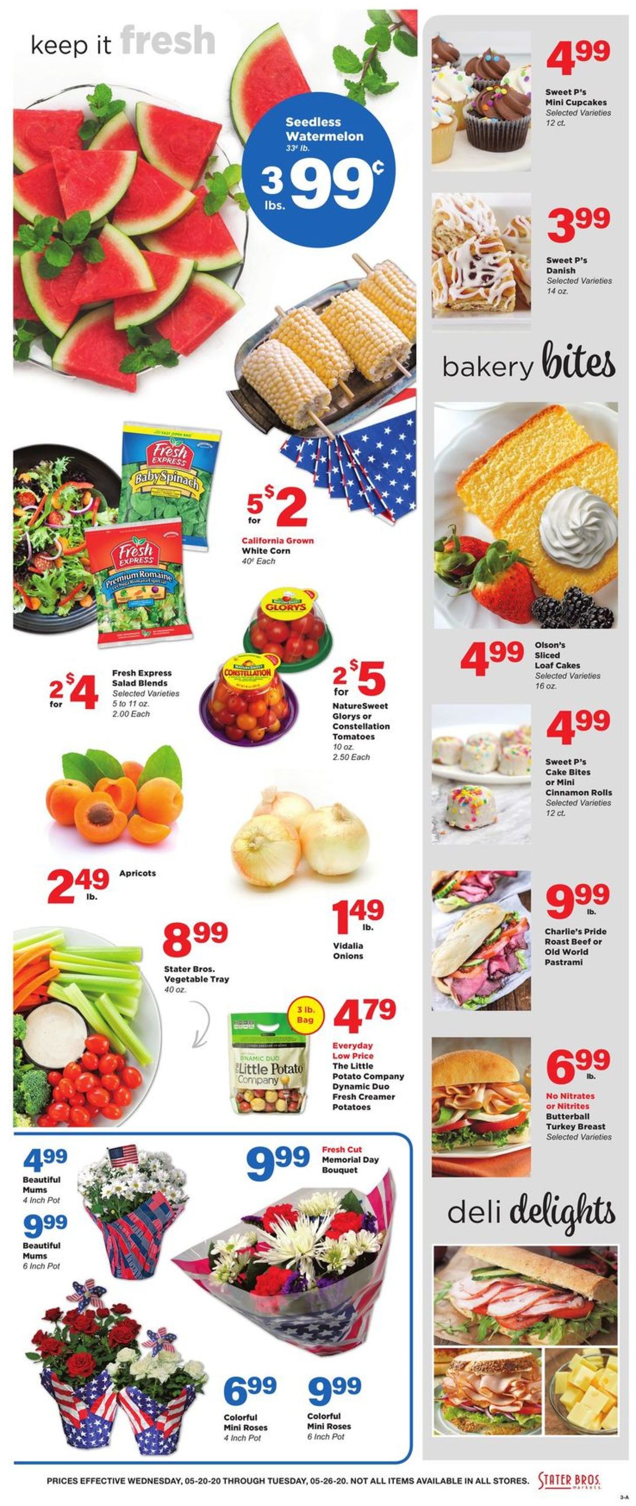Catalogue Stater Bros. from 05/20/2020