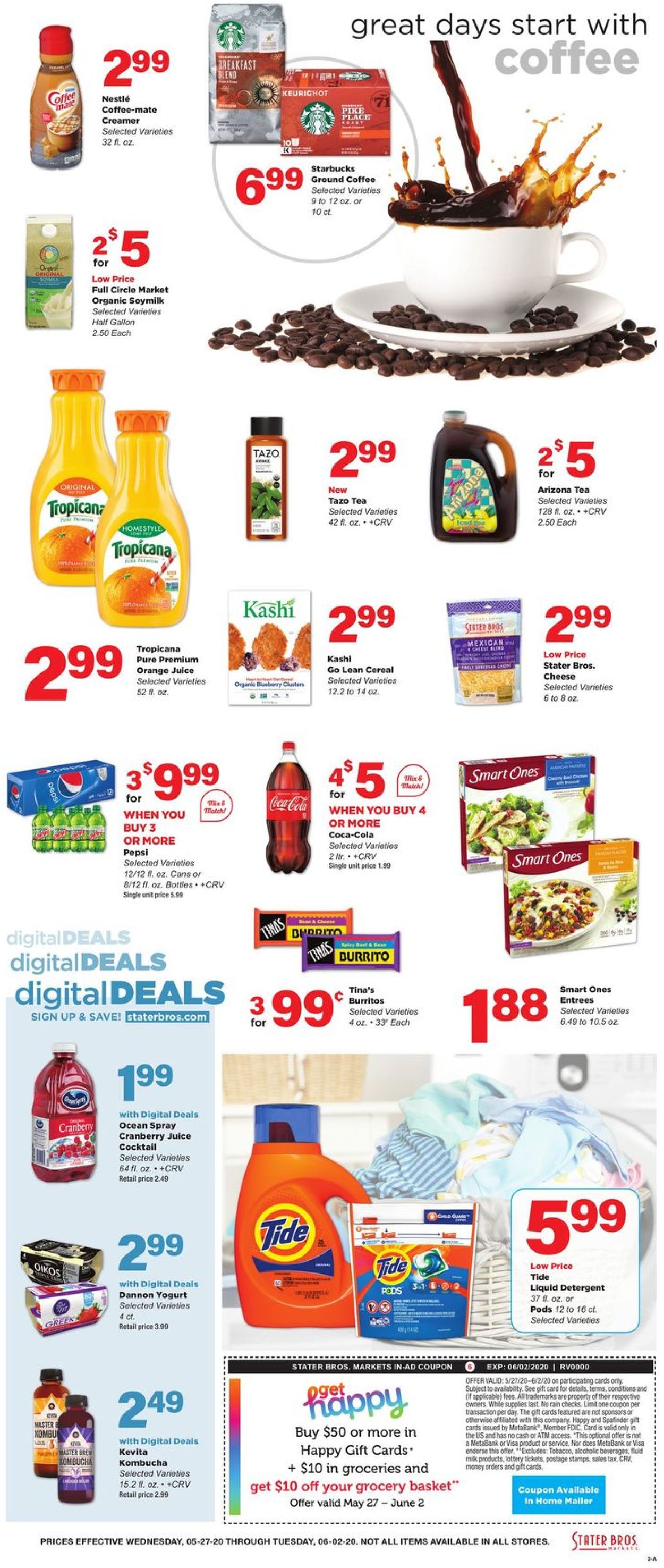 Catalogue Stater Bros. from 05/27/2020
