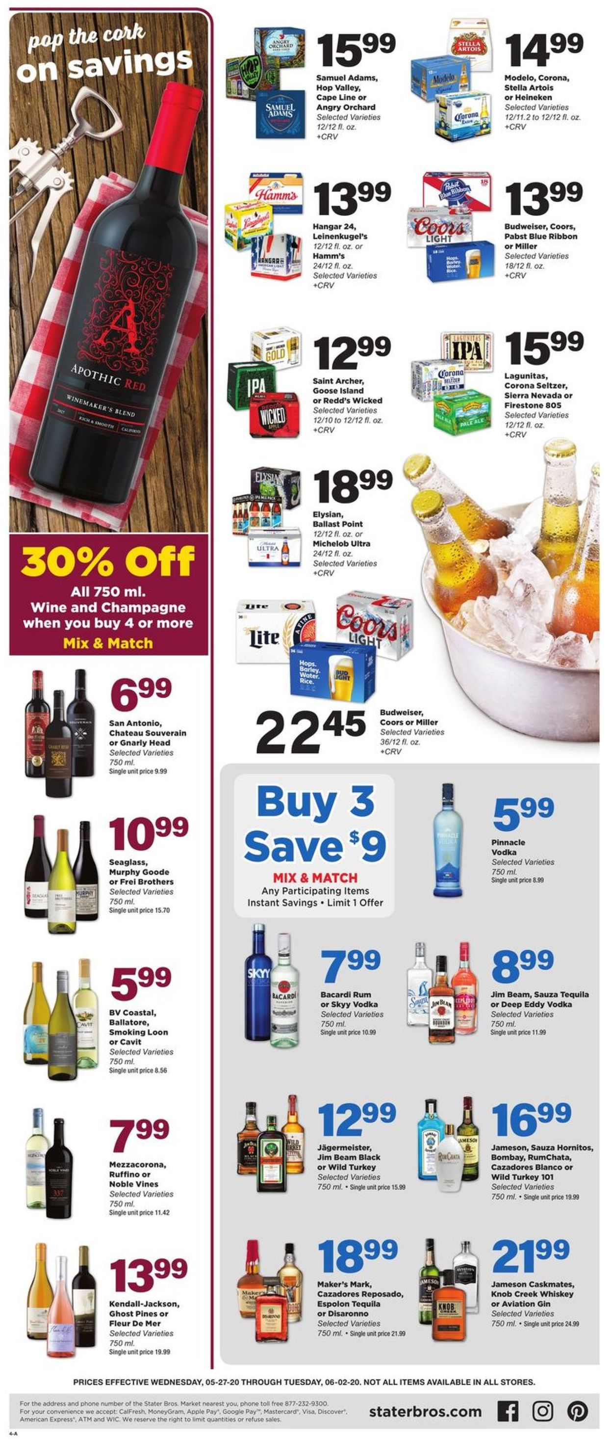 Catalogue Stater Bros. from 05/27/2020