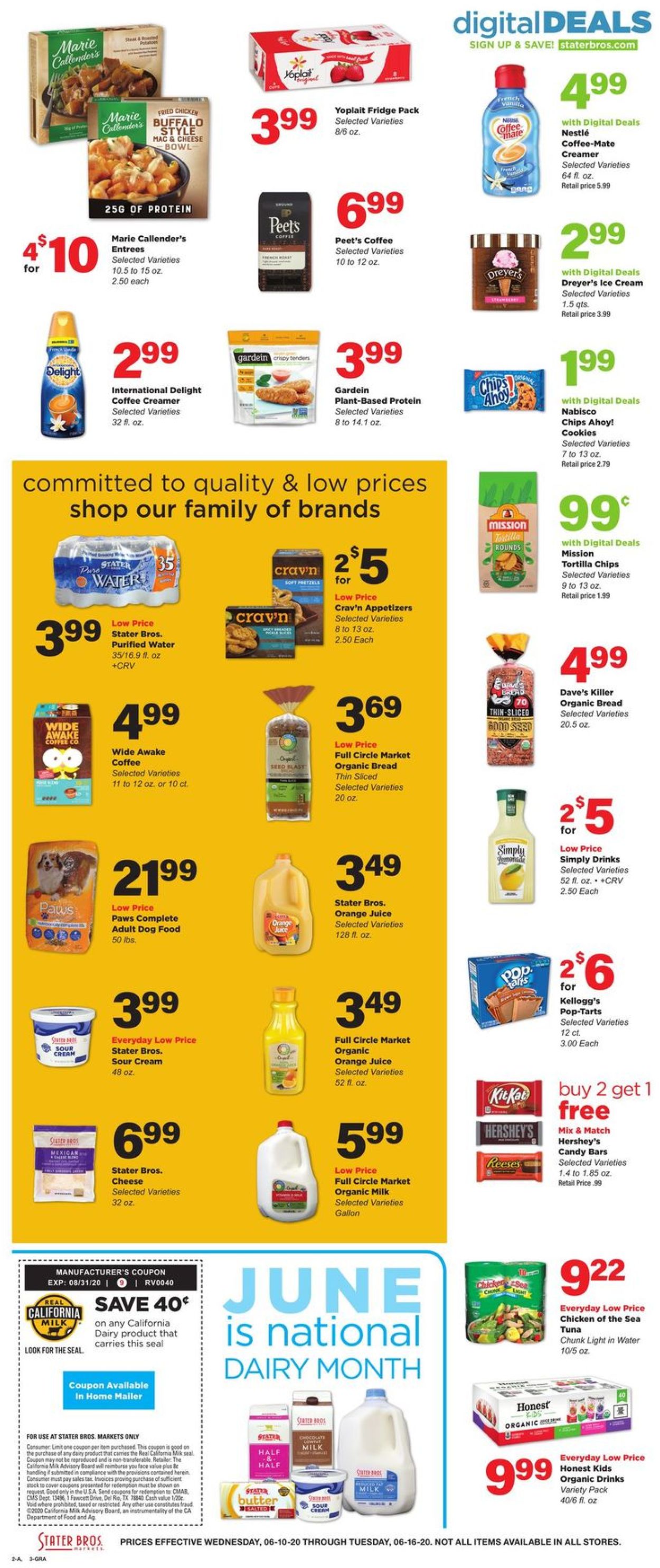 Catalogue Stater Bros. from 06/10/2020
