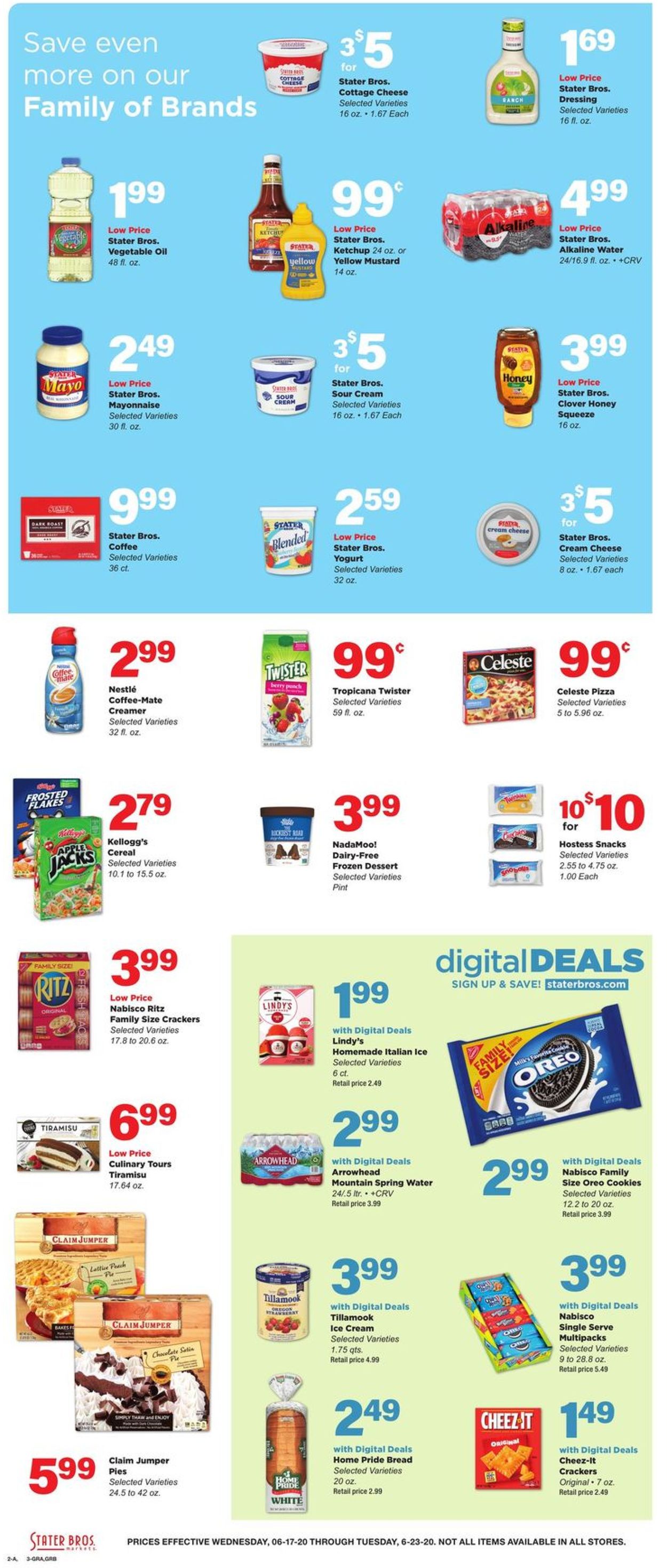 Catalogue Stater Bros. from 06/17/2020
