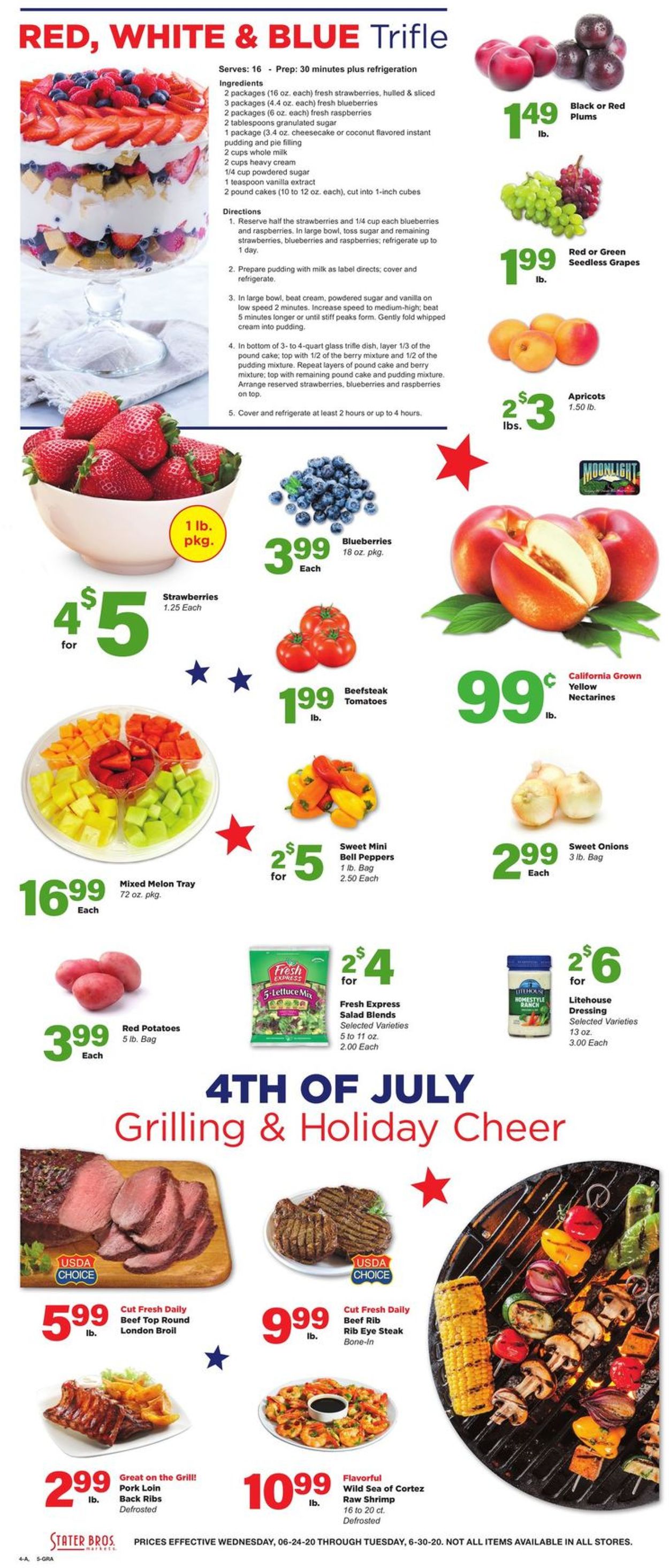 Catalogue Stater Bros. from 06/24/2020