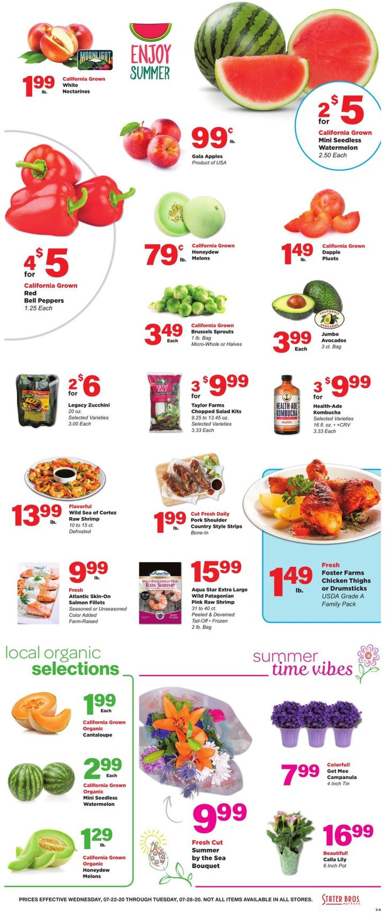 Catalogue Stater Bros. from 07/22/2020