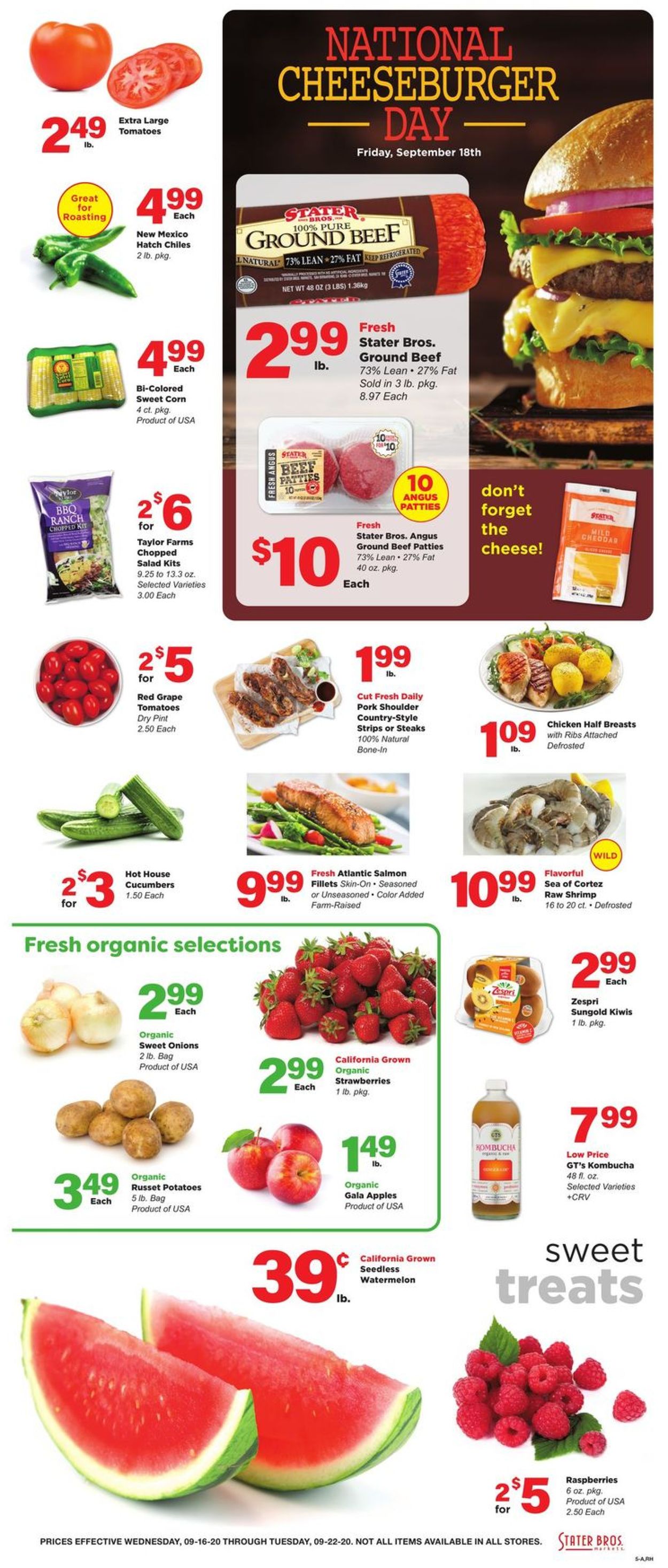 Catalogue Stater Bros. from 09/16/2020