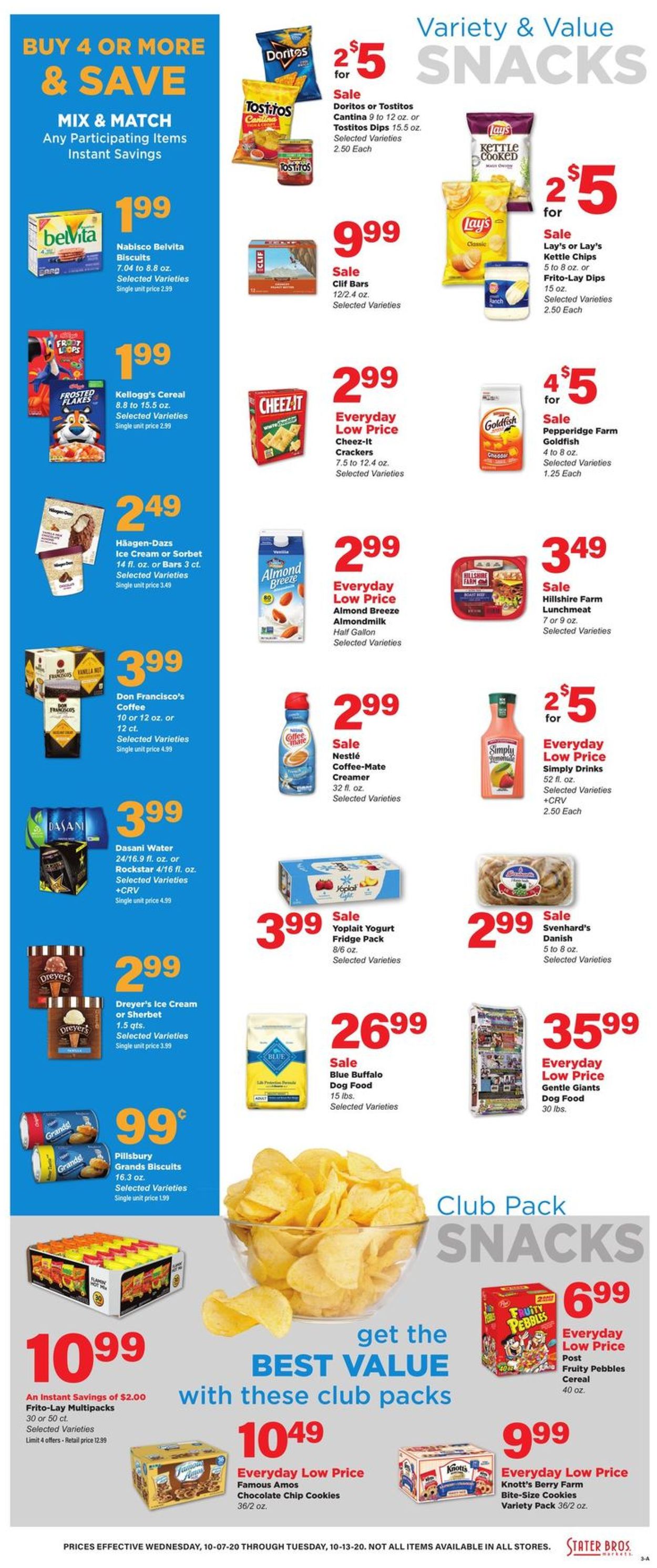 Catalogue Stater Bros. from 10/07/2020