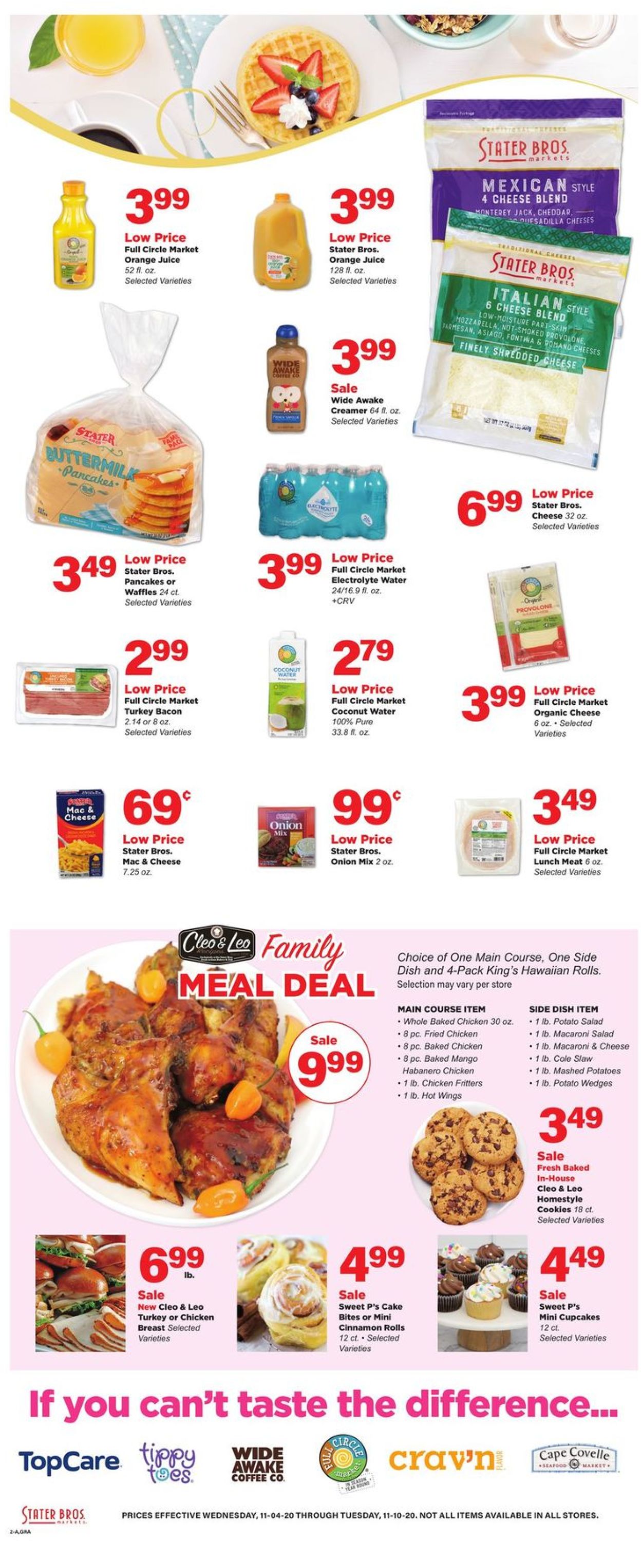 Catalogue Stater Bros. from 11/04/2020