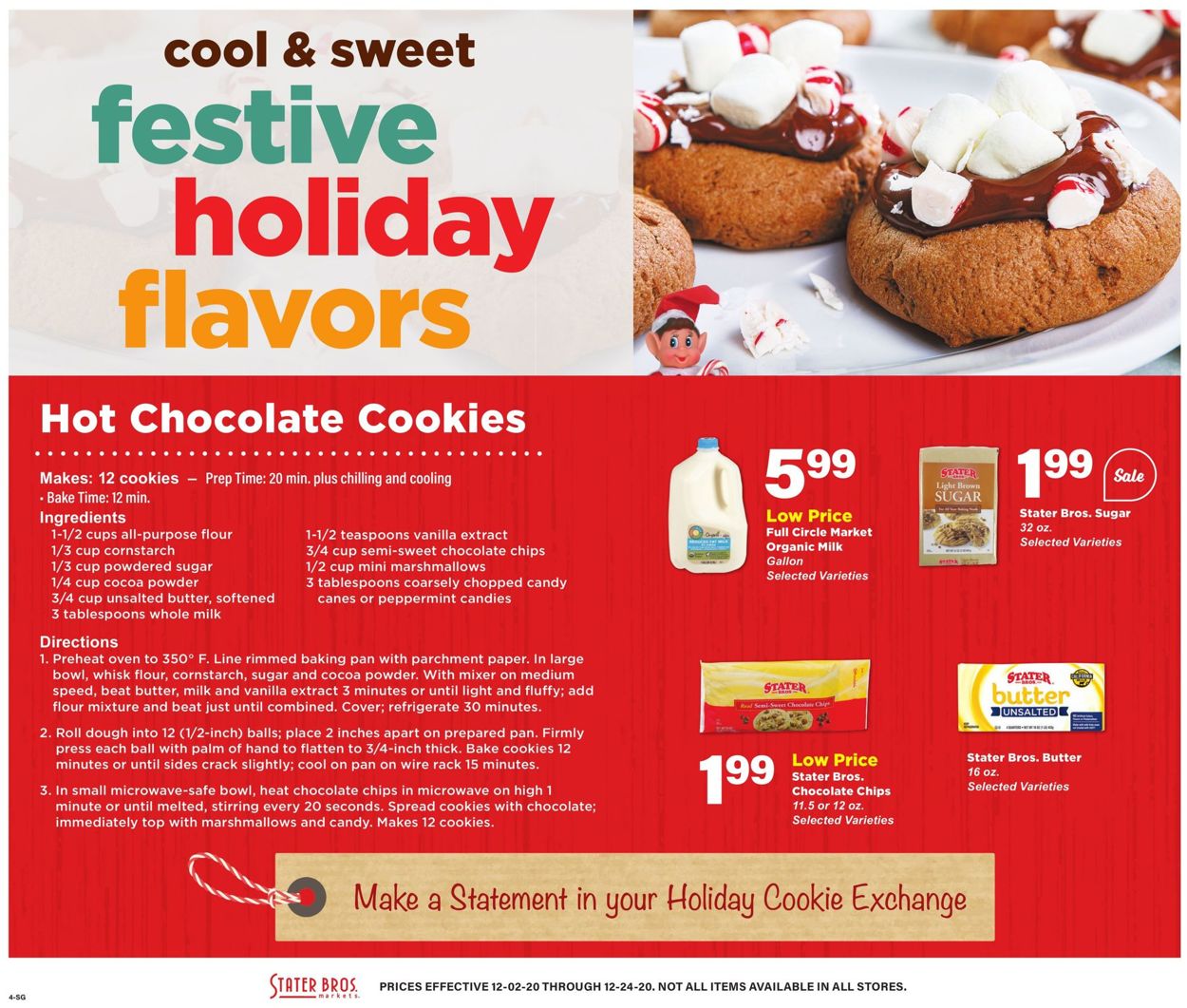 Catalogue Stater Bros. Holiday 2020 from 12/02/2020