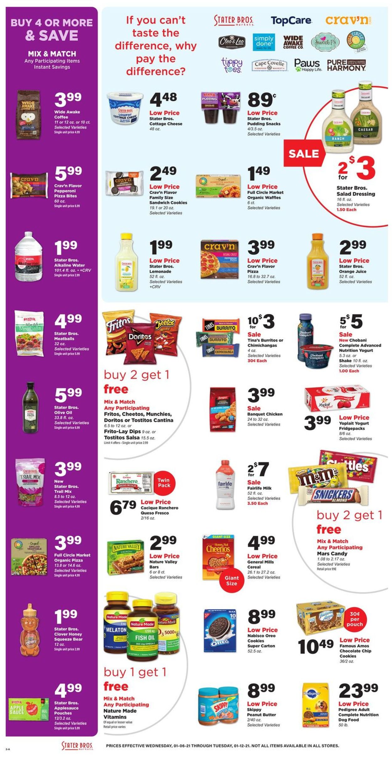 Catalogue Stater Bros. from 01/06/2021