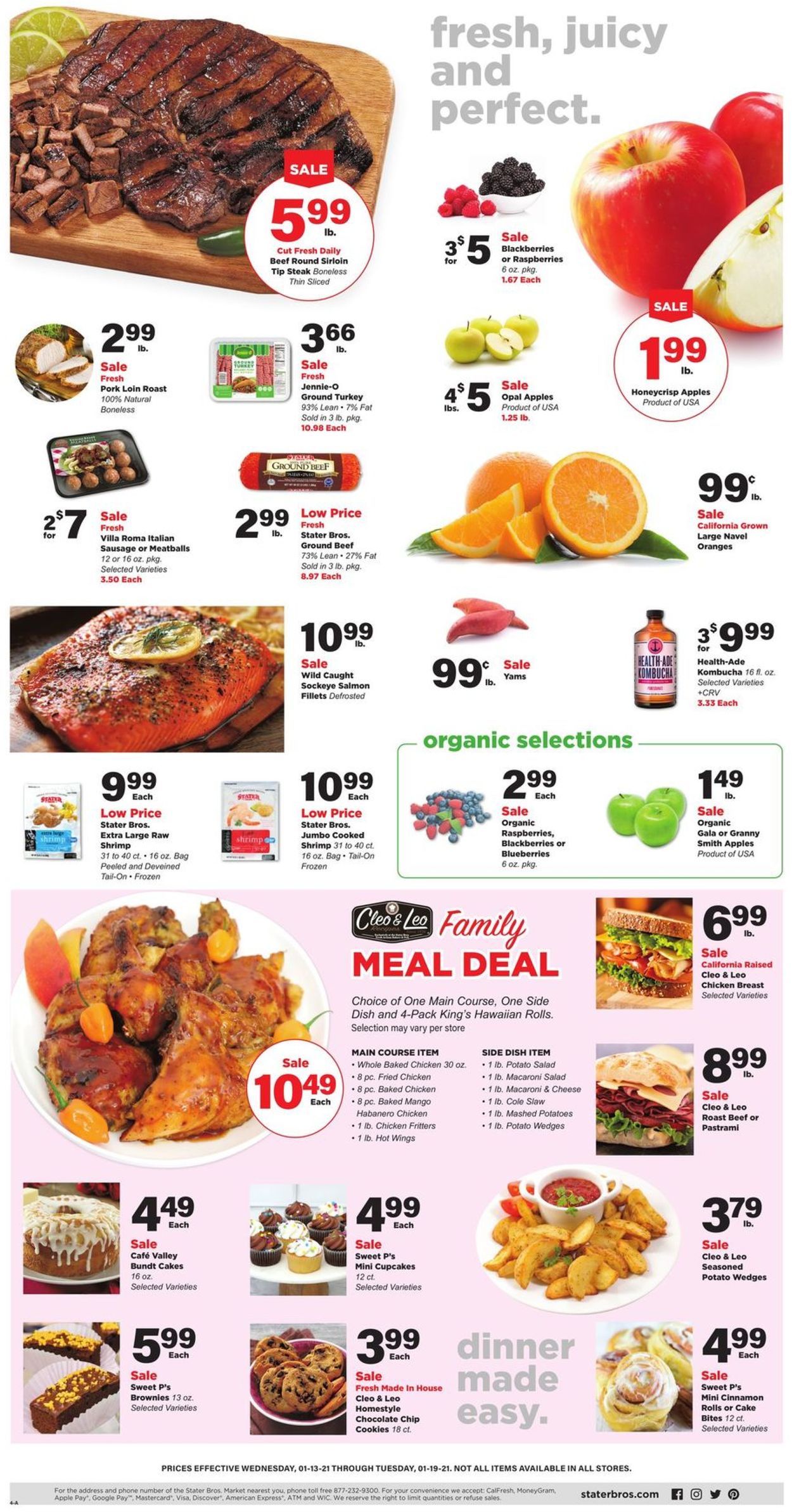 Catalogue Stater Bros. from 01/13/2021