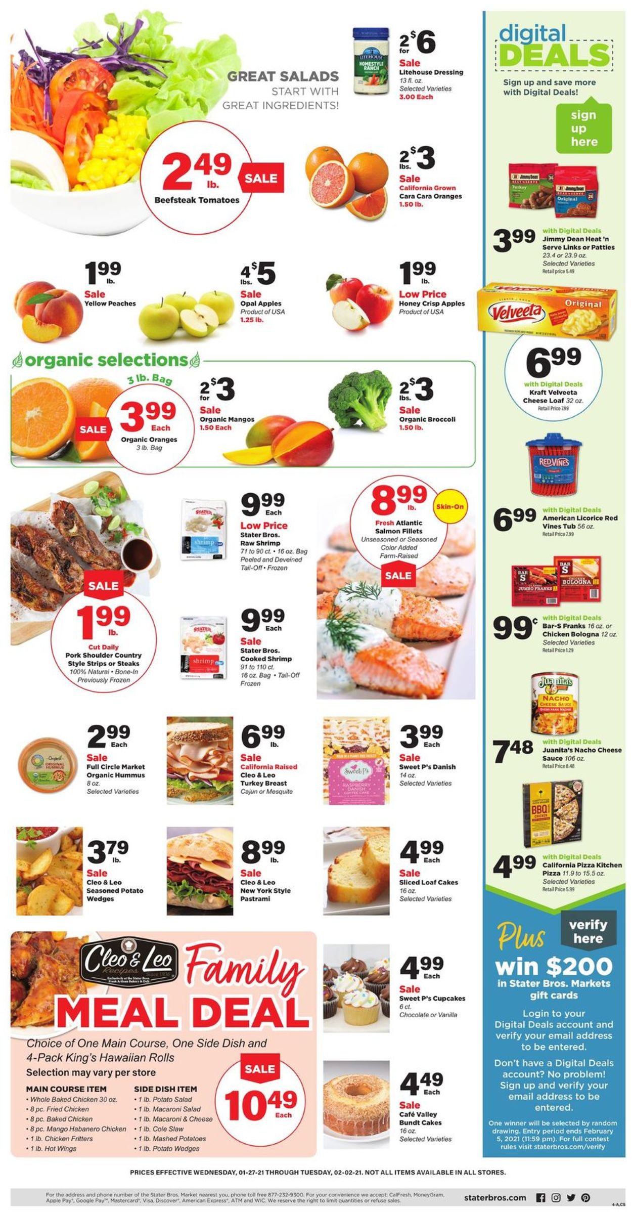Catalogue Stater Bros. from 01/27/2021