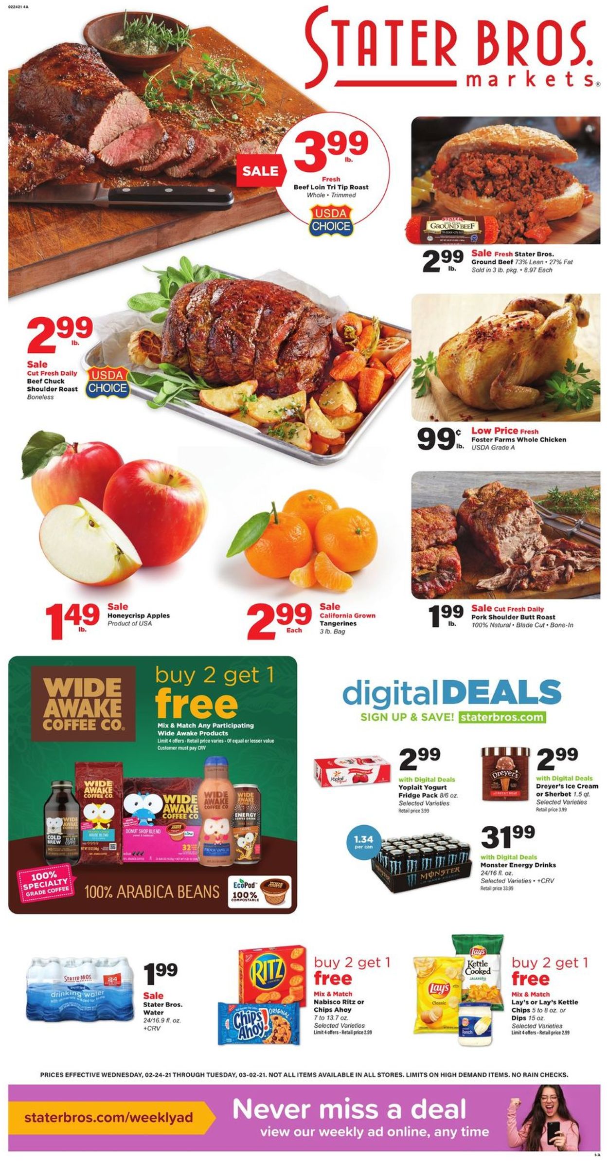 Catalogue Stater Bros. from 02/24/2021