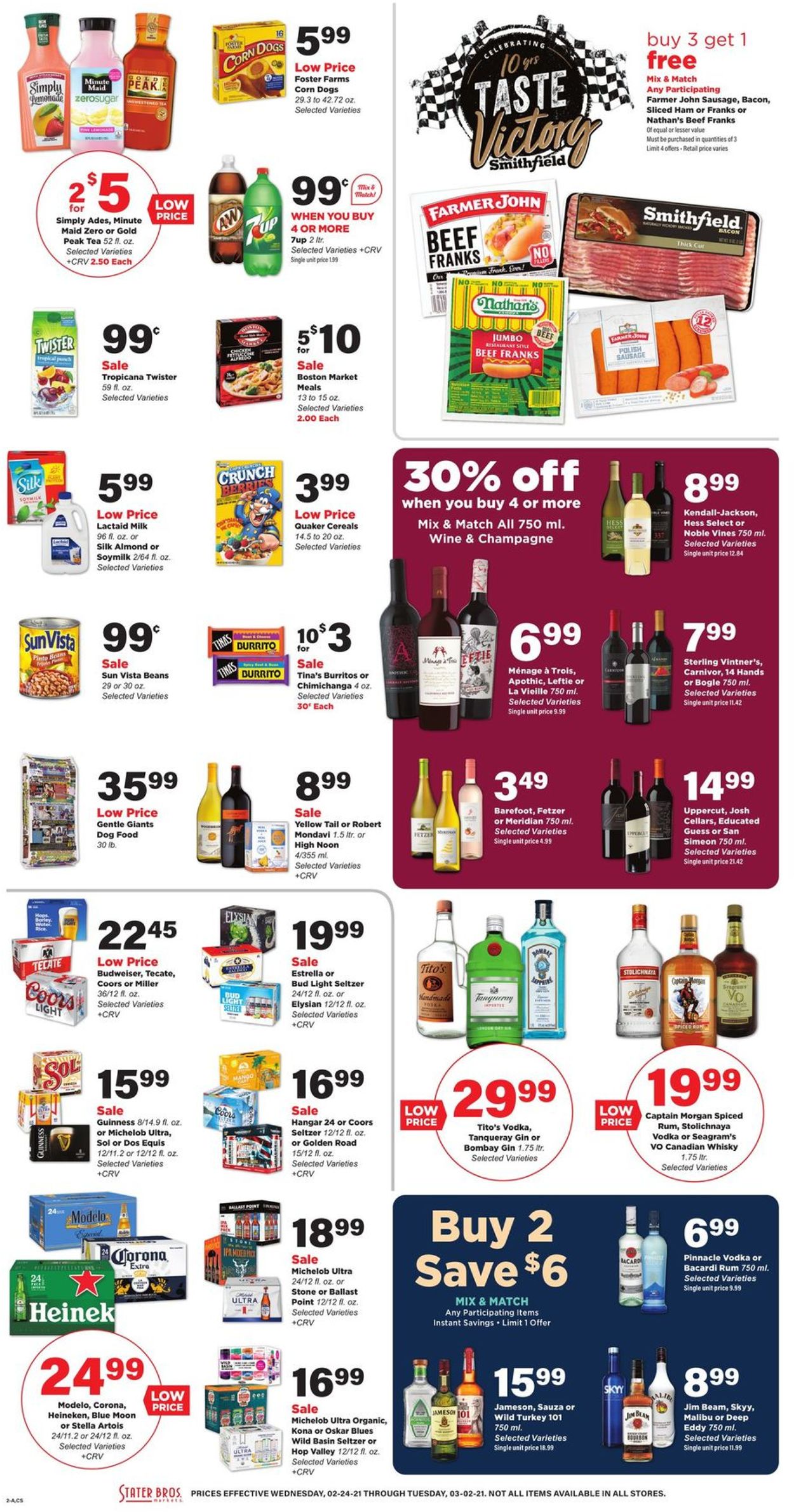 Catalogue Stater Bros. from 02/24/2021