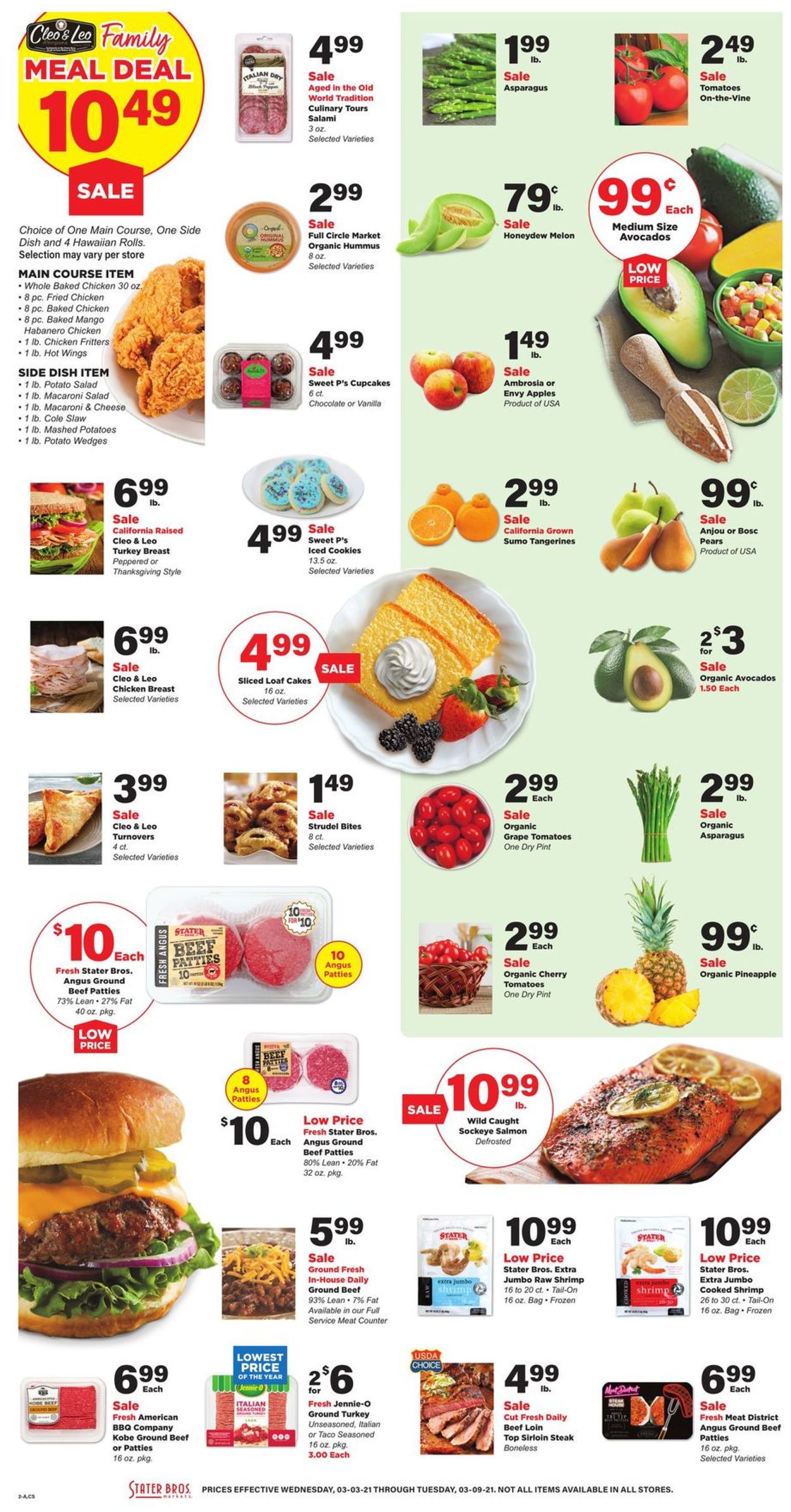 Catalogue Stater Bros. from 03/03/2021