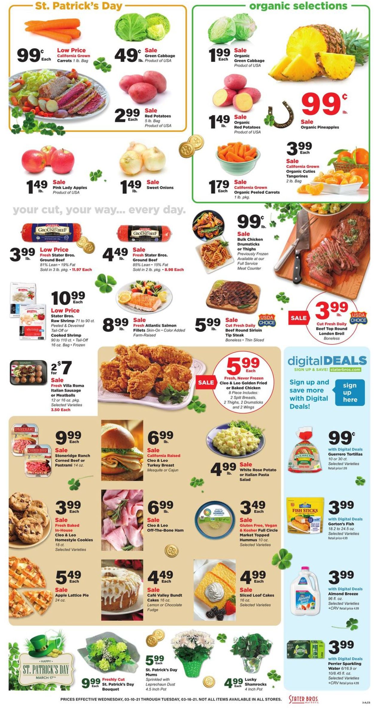 Catalogue Stater Bros. from 03/10/2021