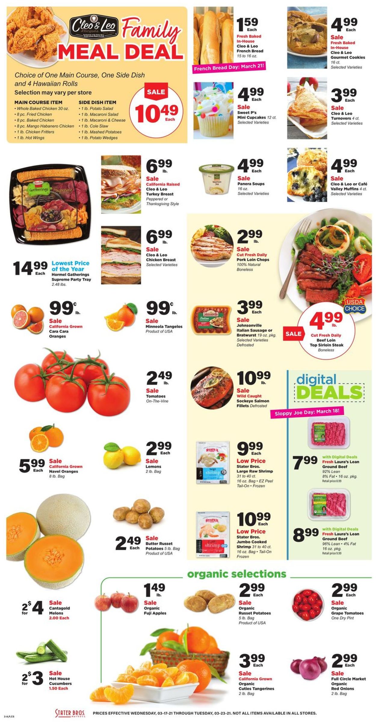 Catalogue Stater Bros. from 03/17/2021