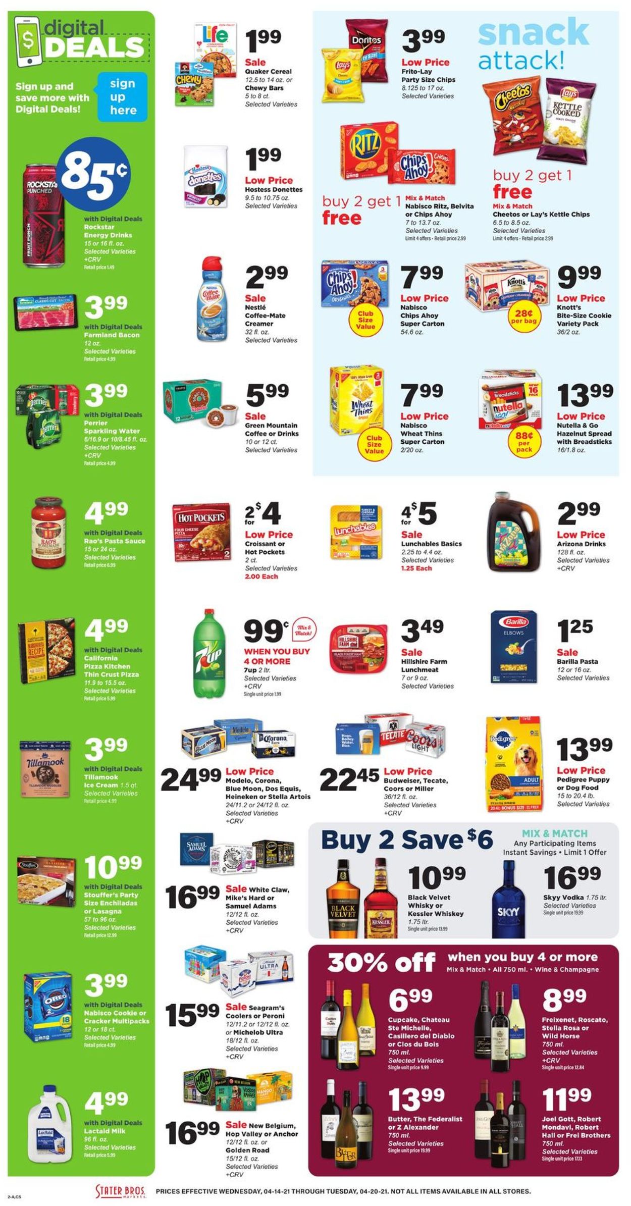 Catalogue Stater Bros. from 04/14/2021