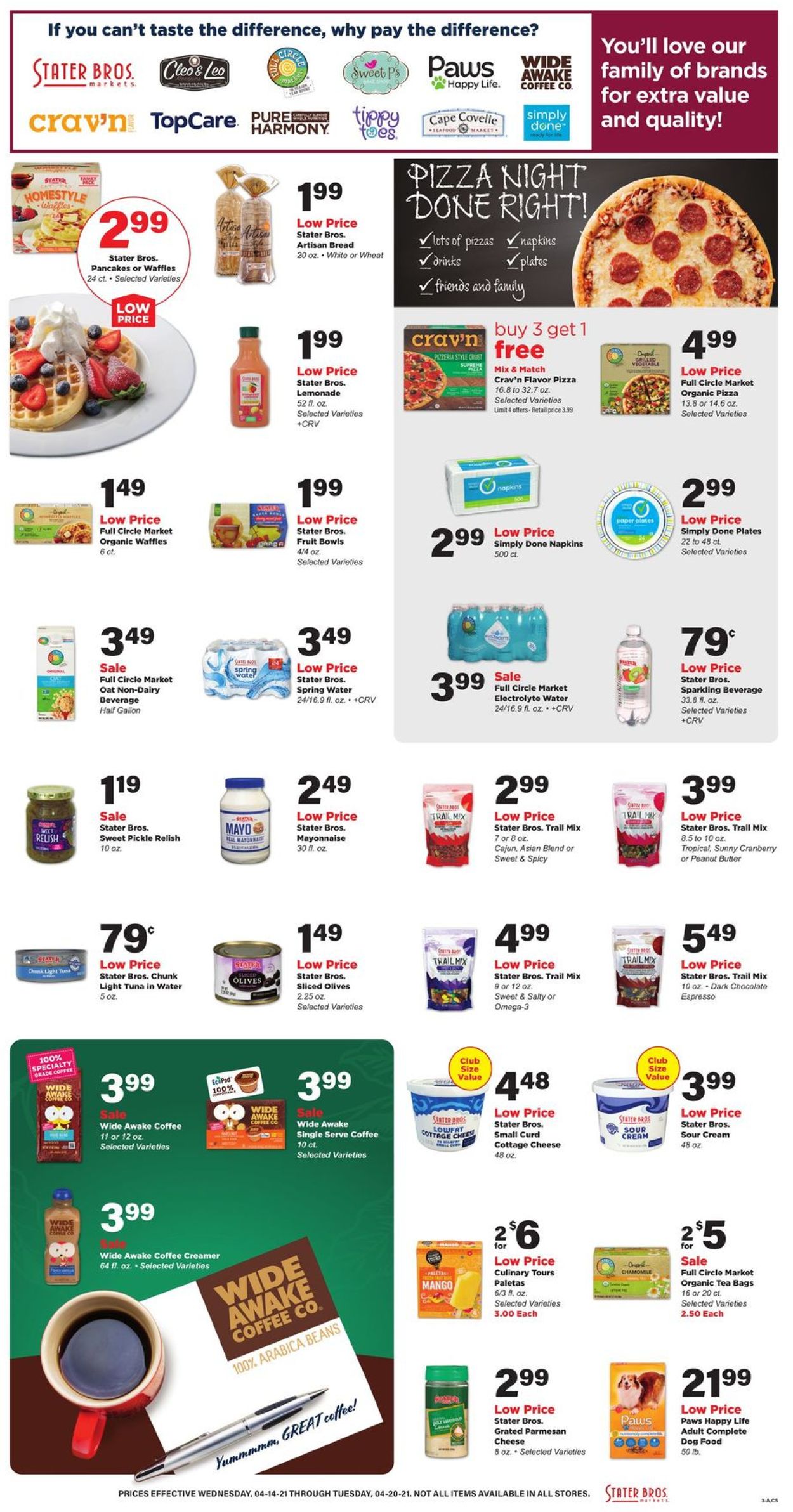 Catalogue Stater Bros. from 04/14/2021
