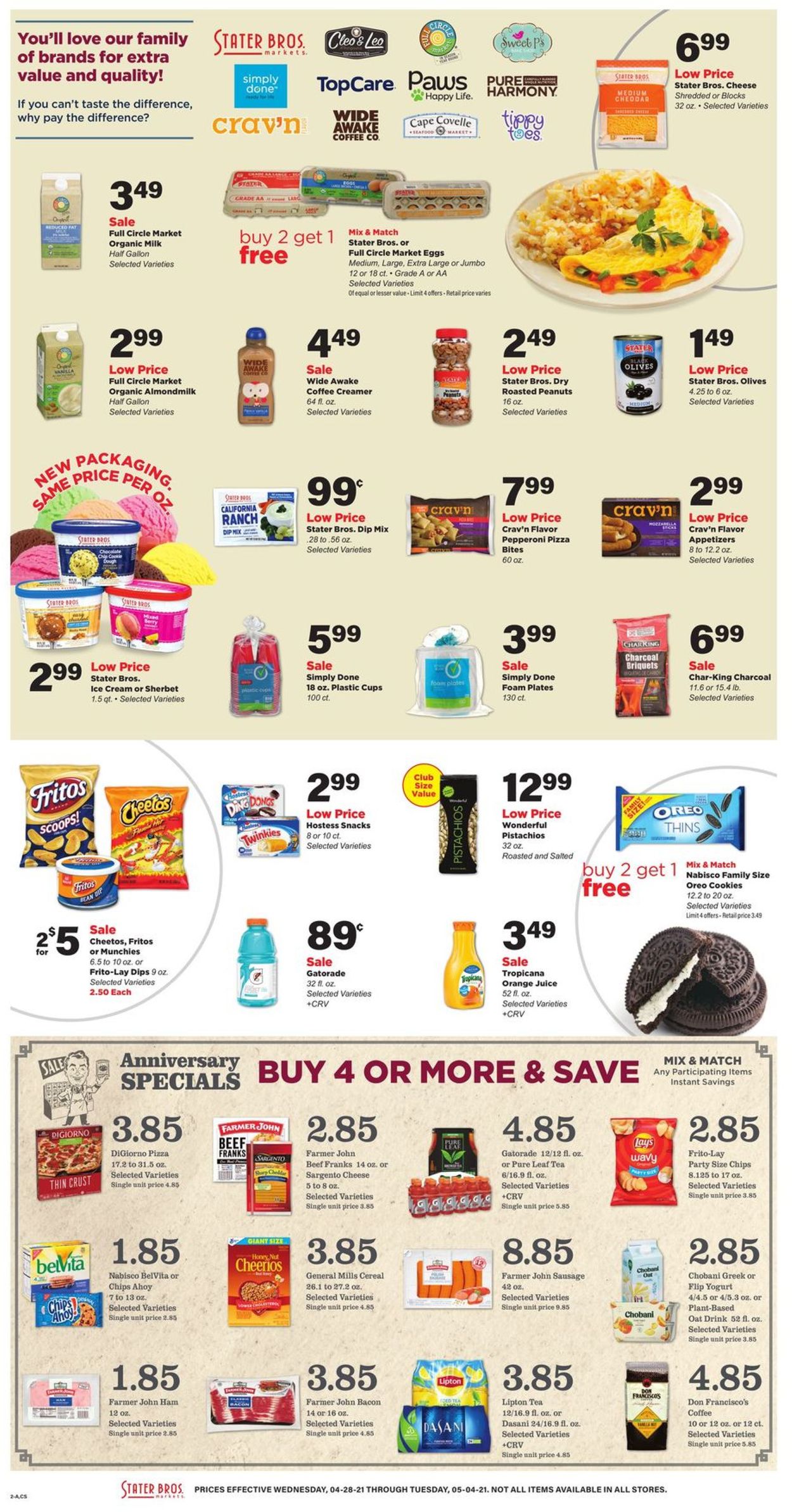 Catalogue Stater Bros. from 04/28/2021