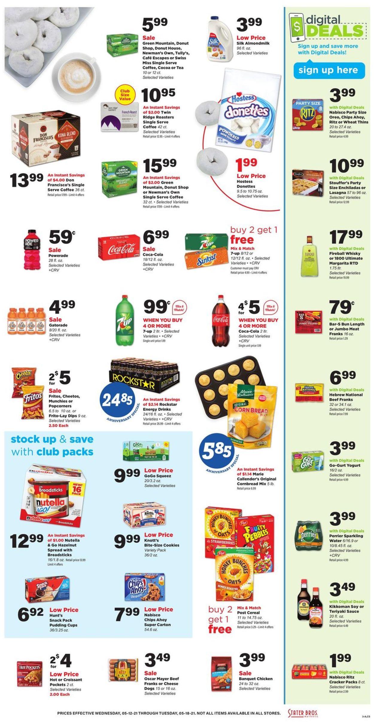 Catalogue Stater Bros. from 05/12/2021