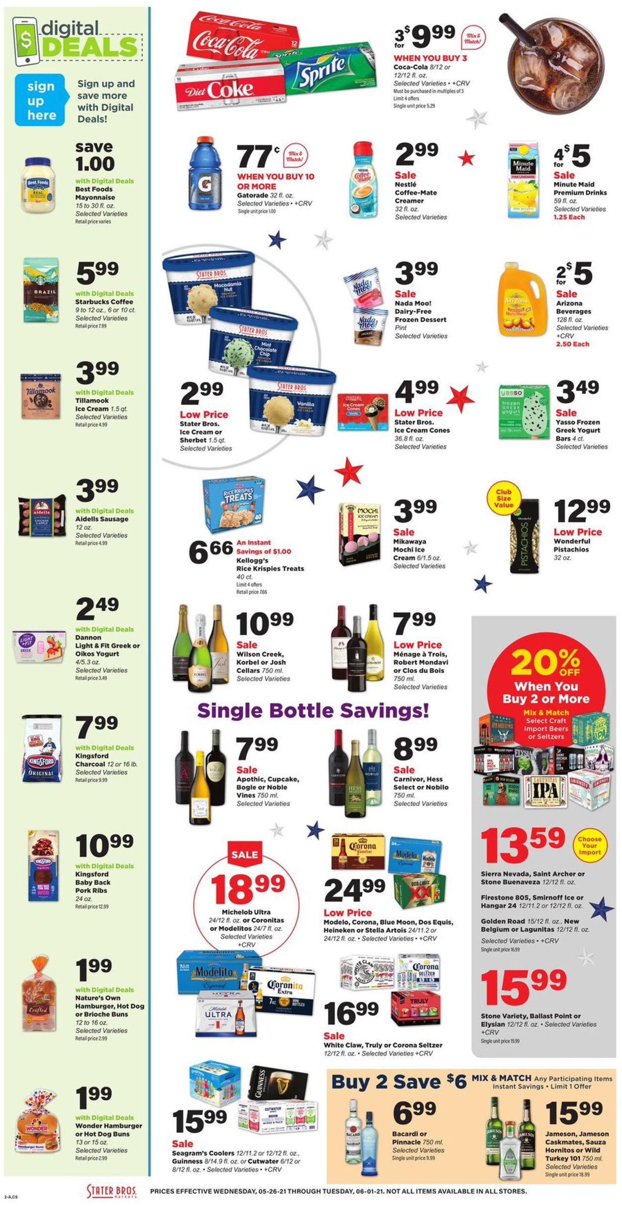 Catalogue Stater Bros. from 05/26/2021