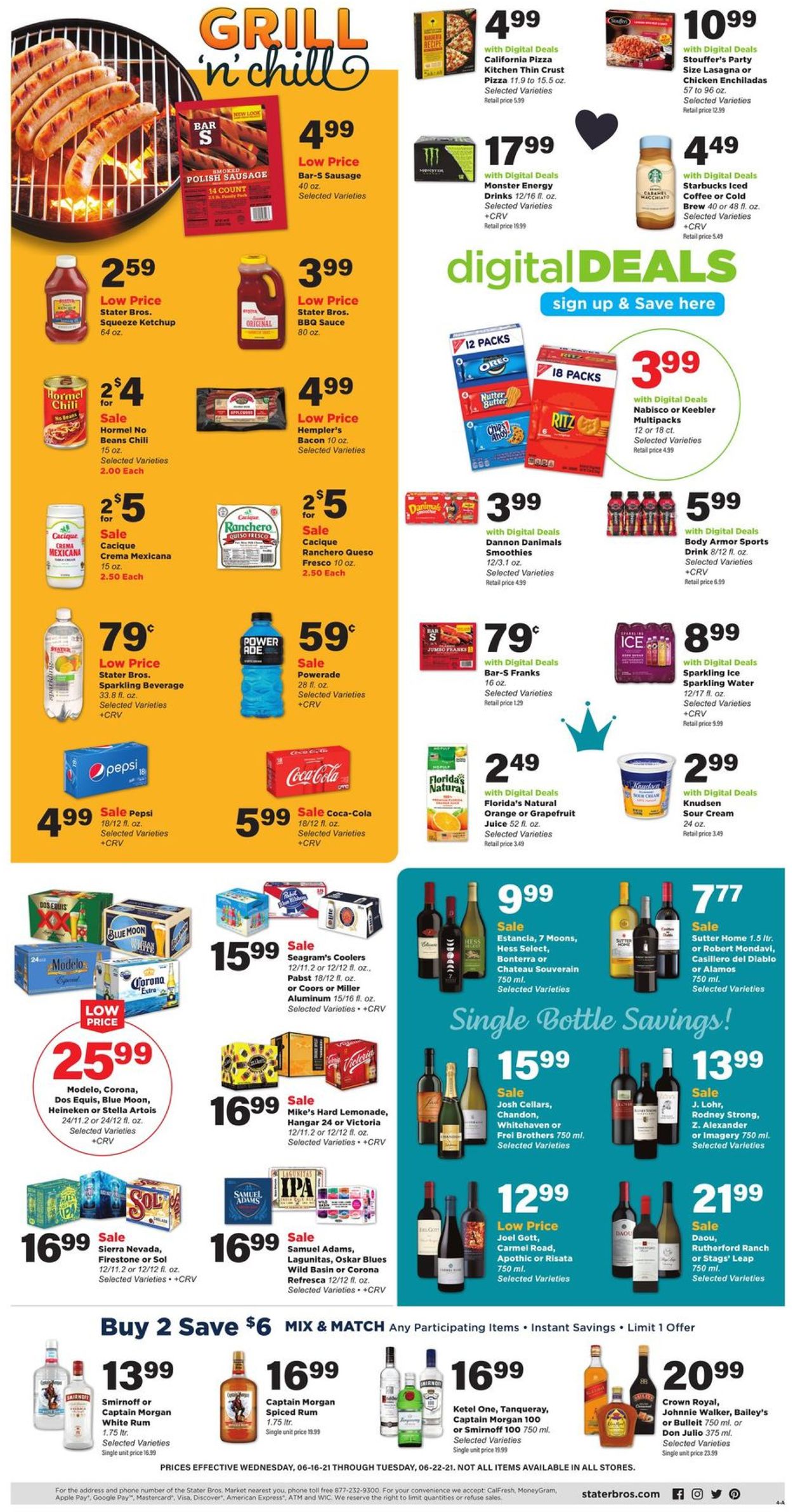 Catalogue Stater Bros. from 06/16/2021