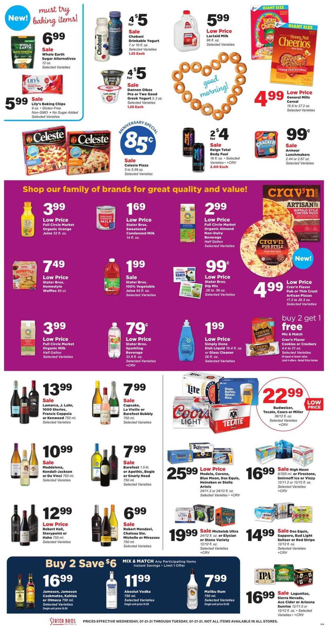 Catalogue Stater Bros. from 07/21/2021