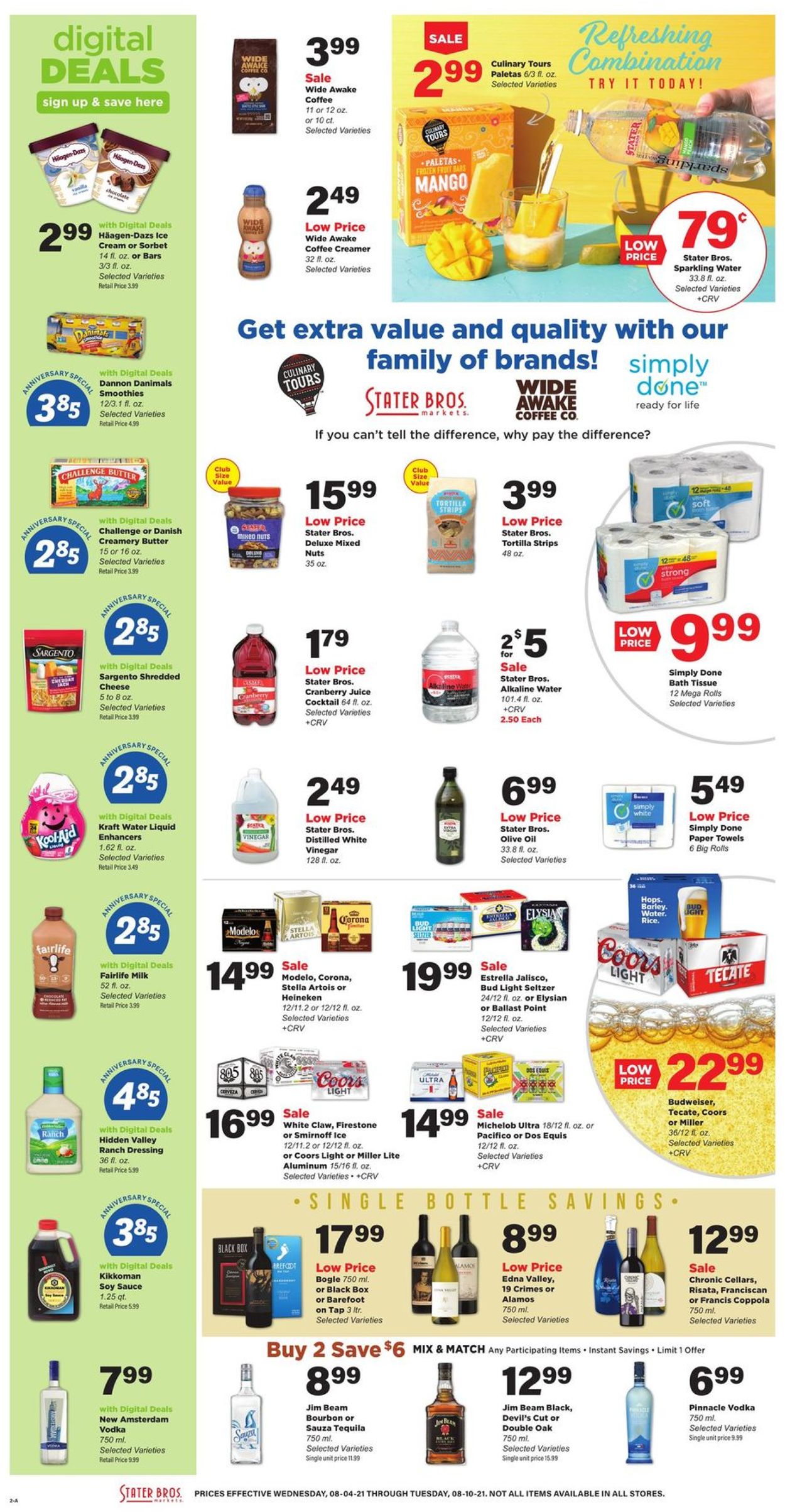 Catalogue Stater Bros. from 08/04/2021