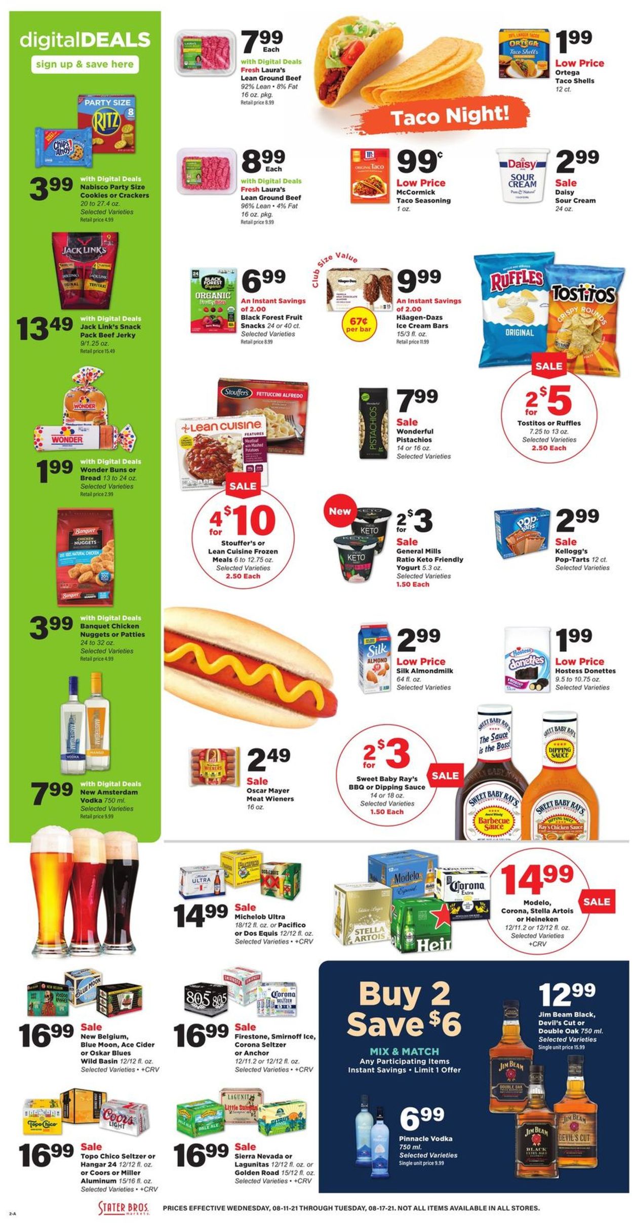 Catalogue Stater Bros. from 08/11/2021