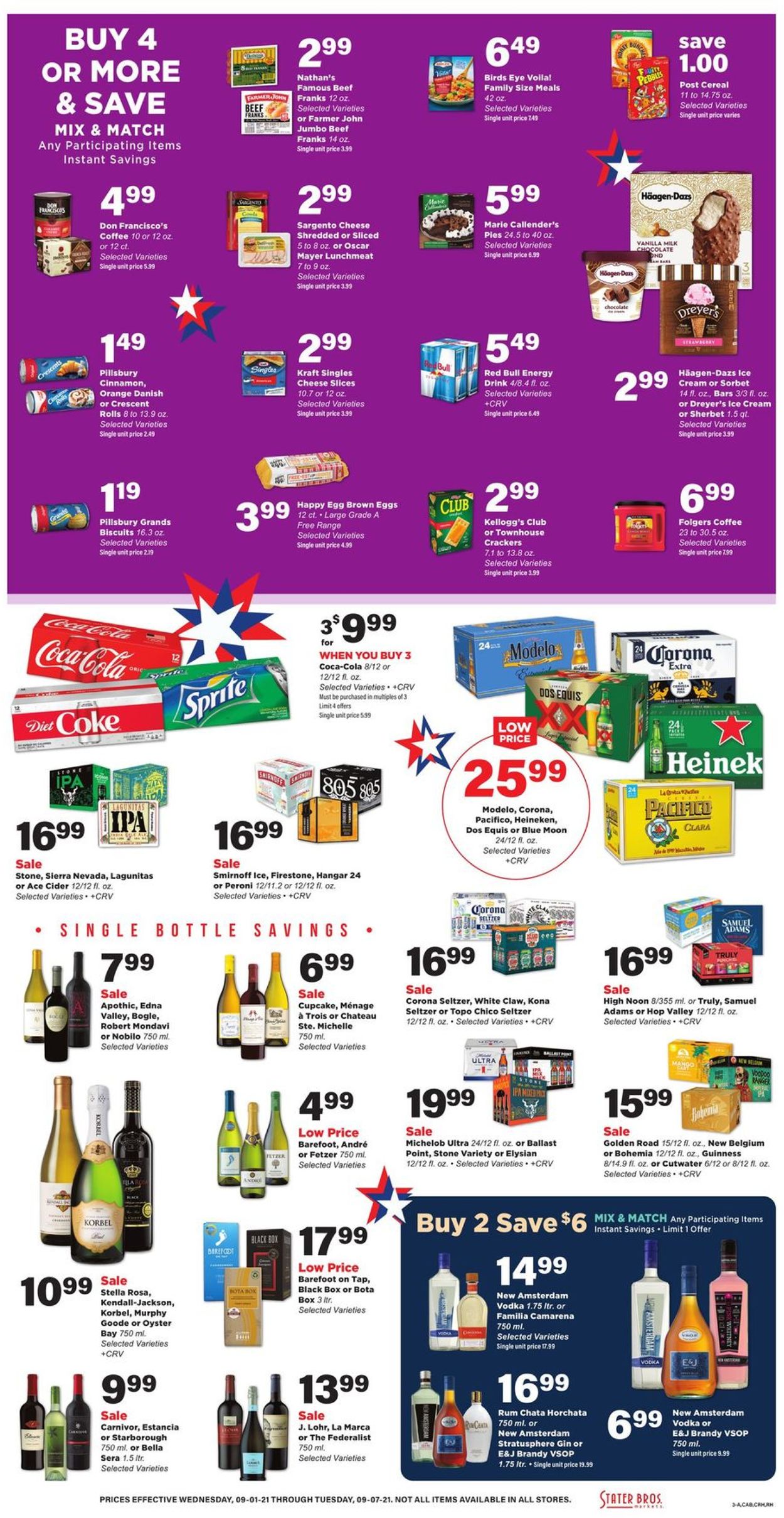 Catalogue Stater Bros. from 09/01/2021